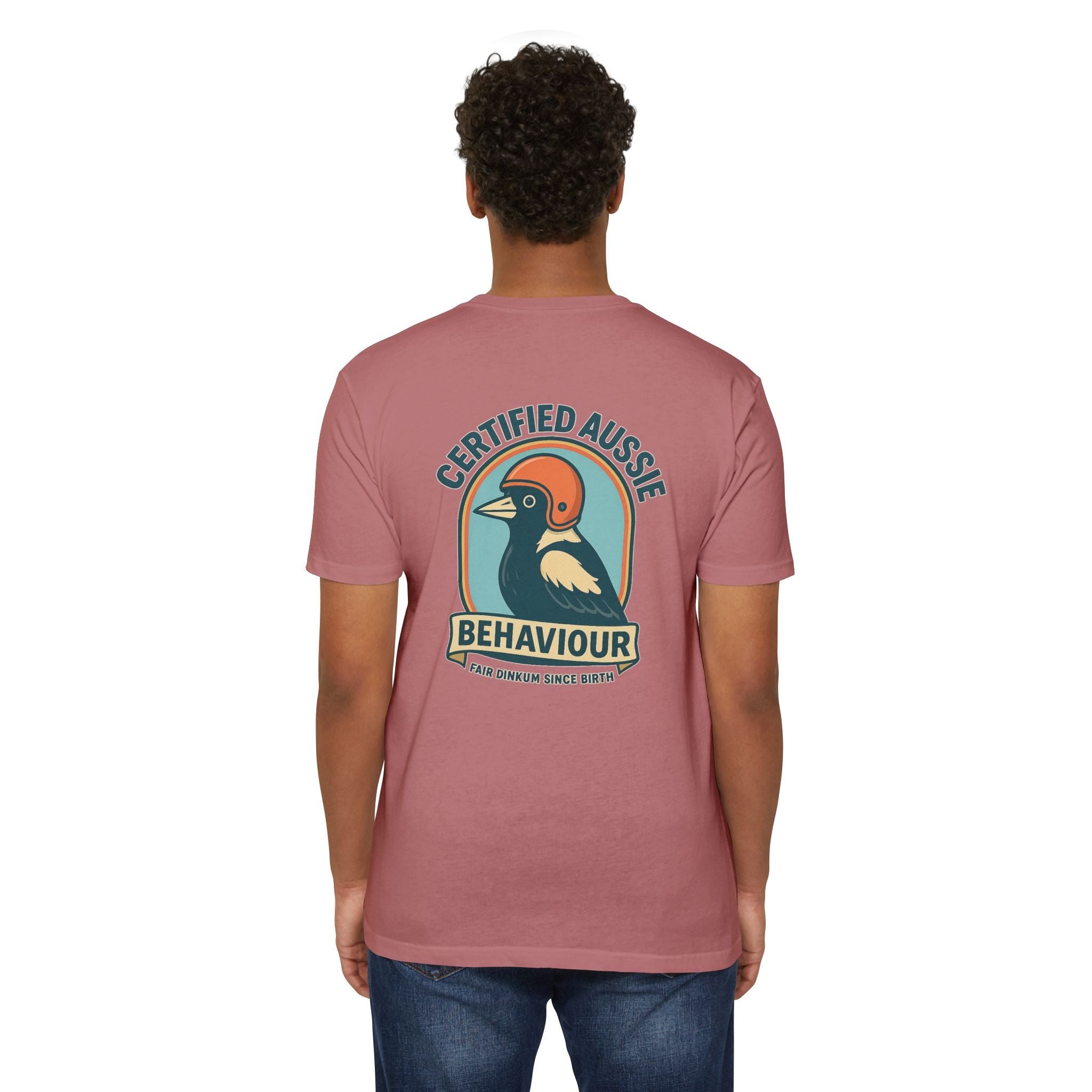 Certified Aussie Behaviour Tee- Magpie Attack