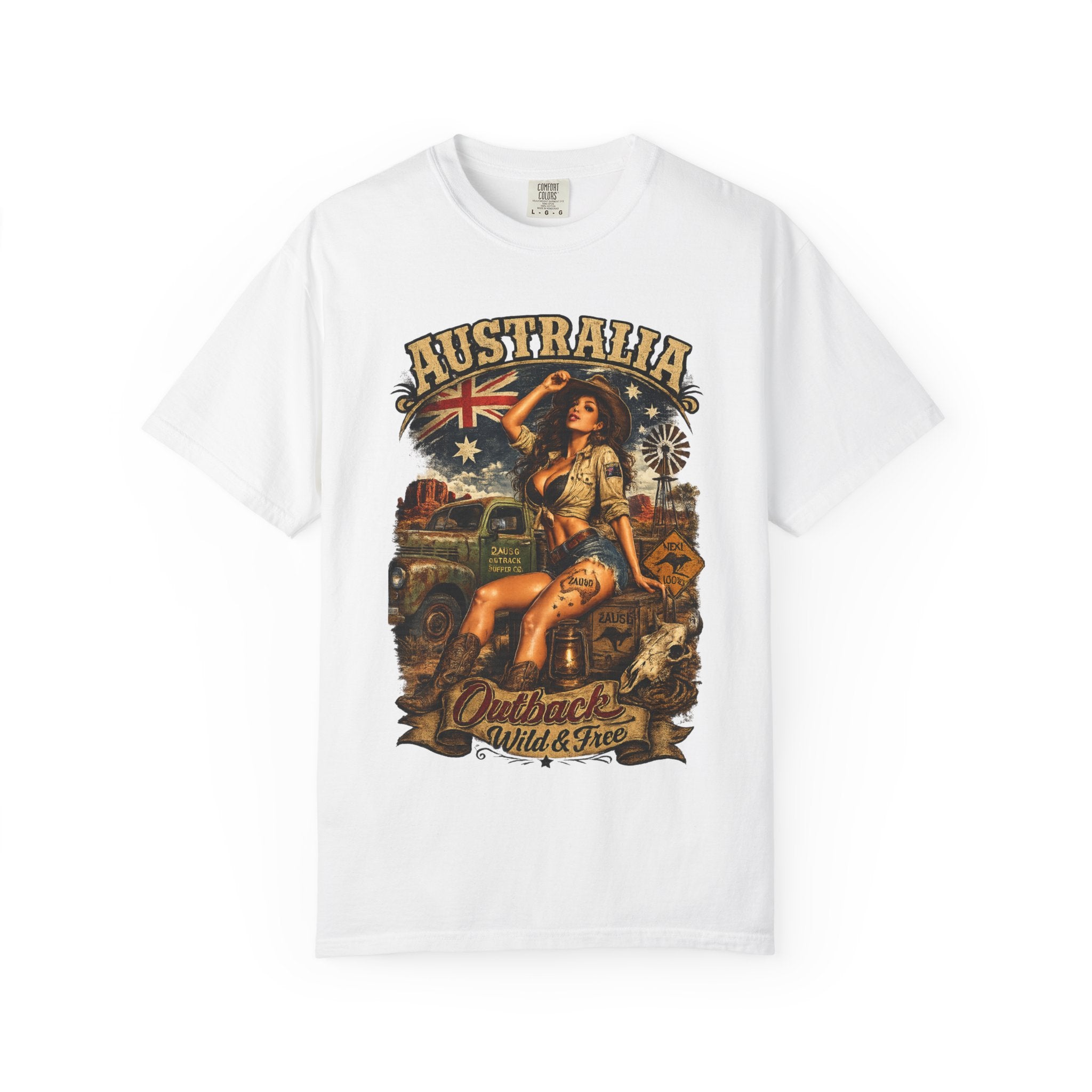 Australia Outback Pinup T-shirt