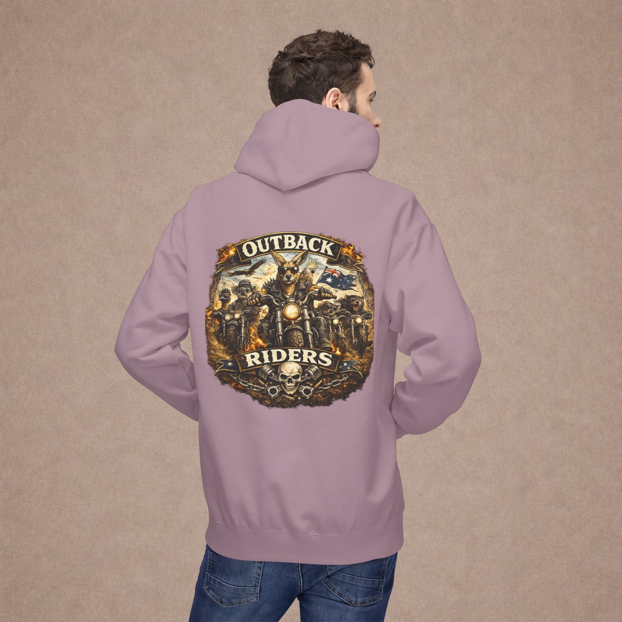 Aussie Biker Style  Hoodie