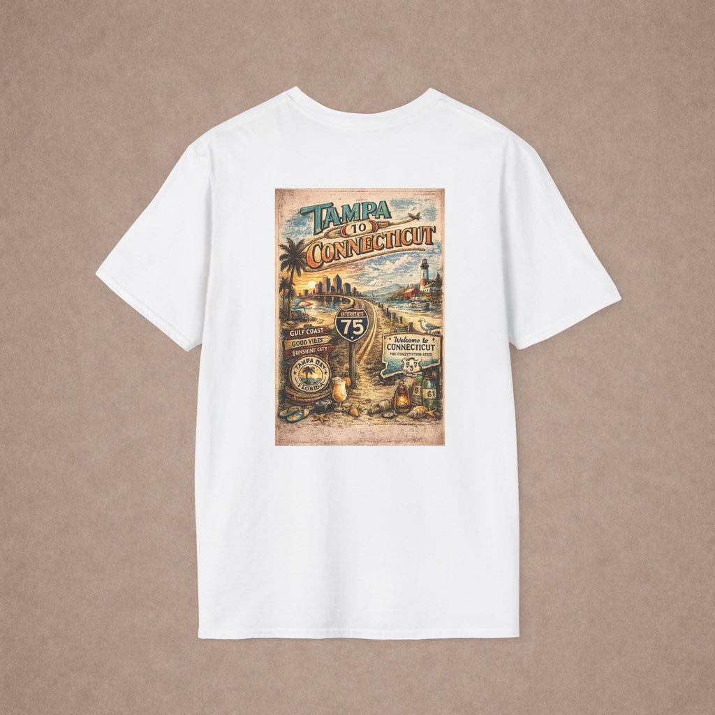 Tampa to Conneticut Tshirt