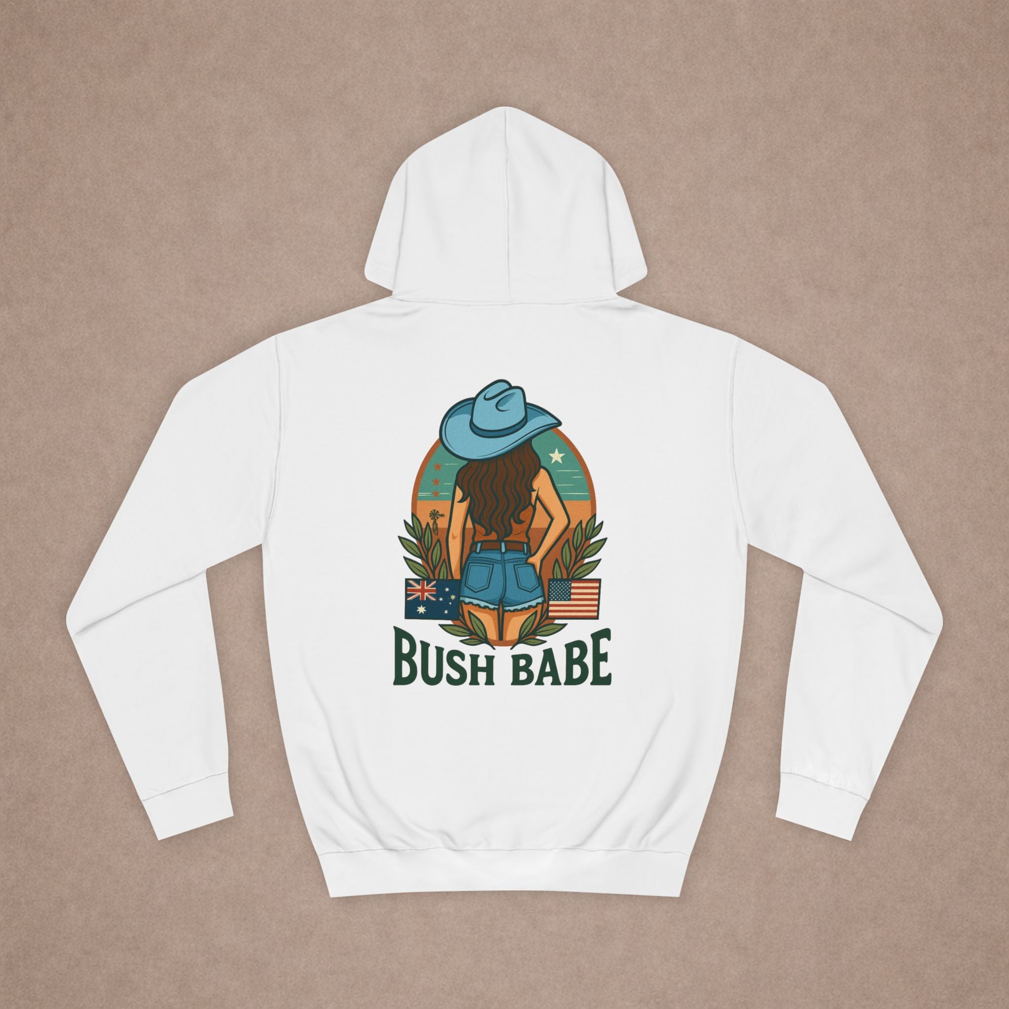 Bush Babe Brunette Hoodie