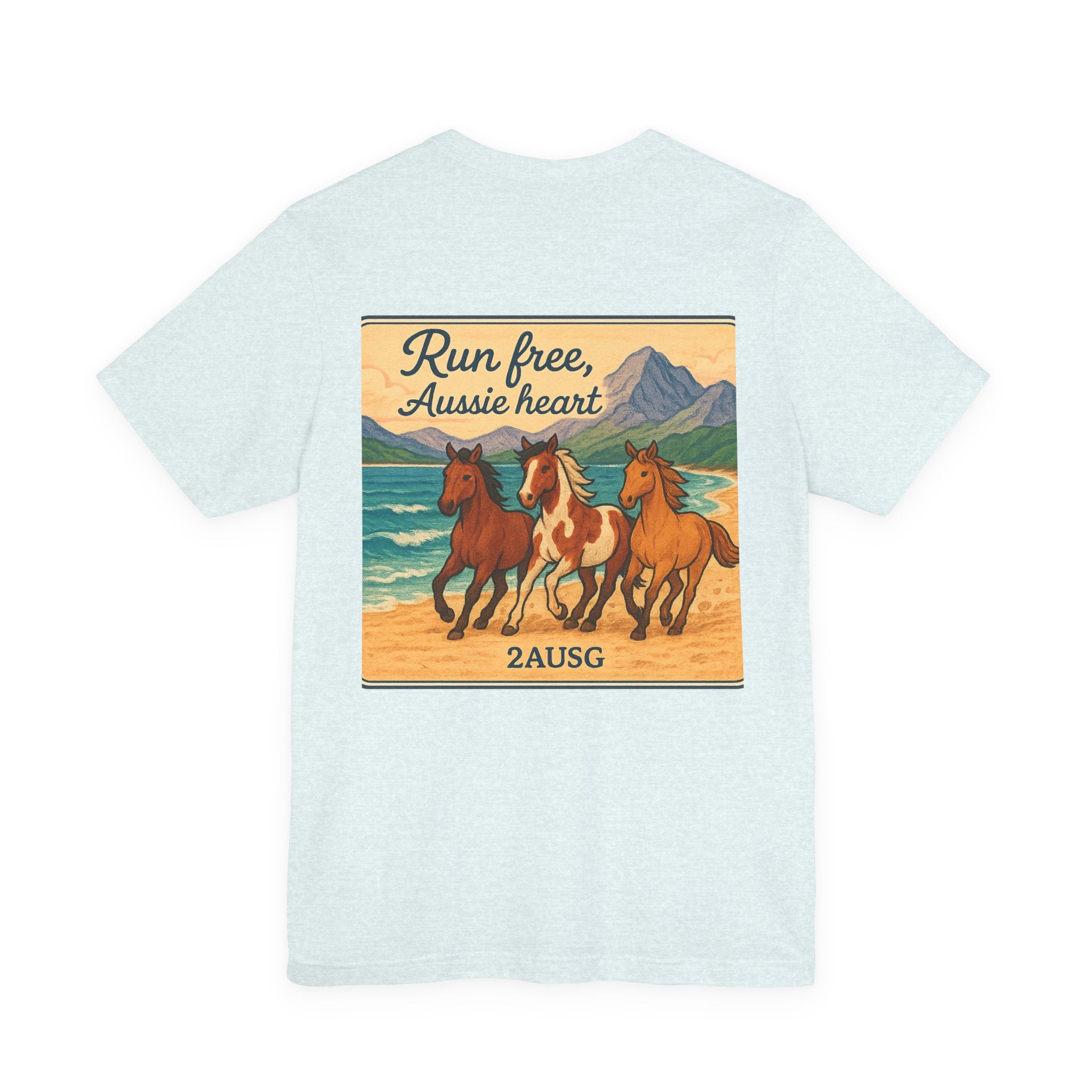 Run Free Aussie Heart Tee