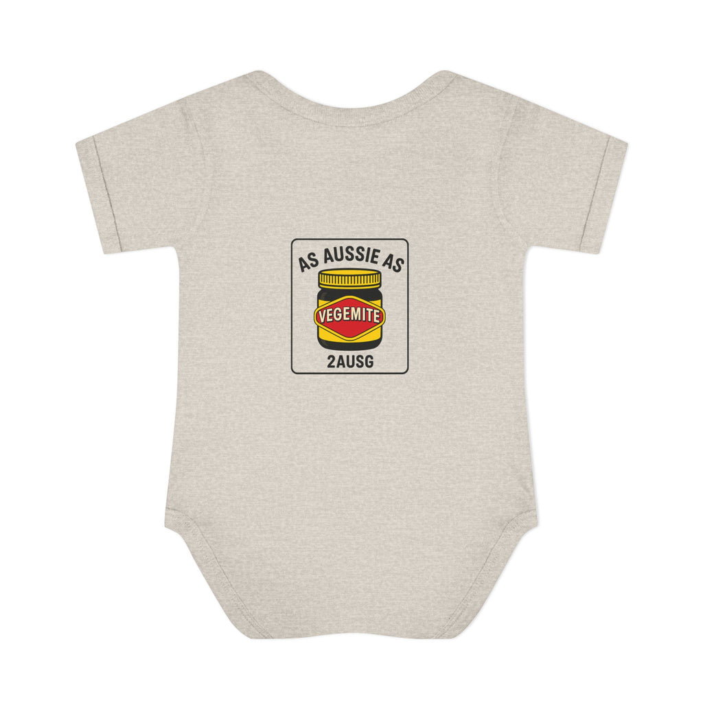 As Aussie As Vegemite Infant Bodysuit | Baby Onesie Australia