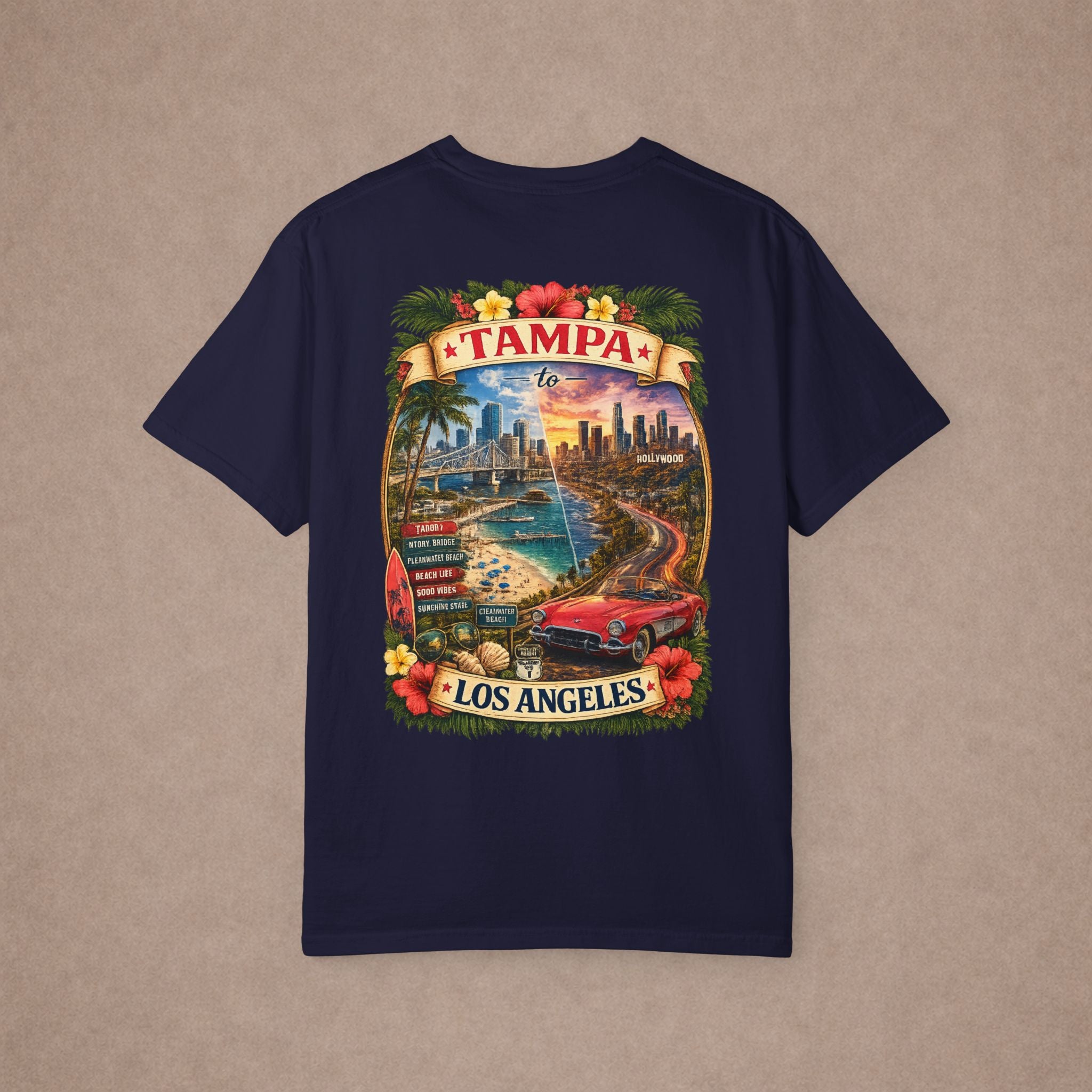 Tampa to Los Angeles Tshirt