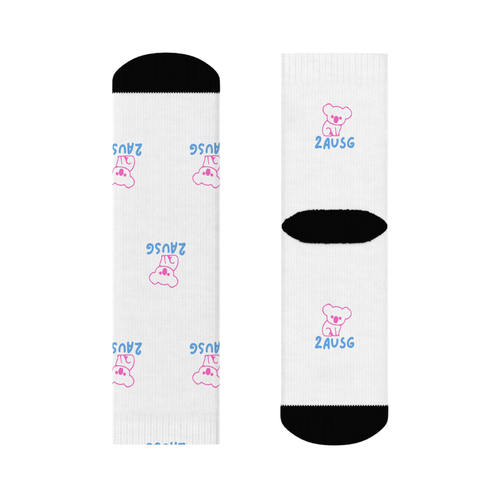 Koala Logo Crew Socks - Original Aussie Vibe Christmas Stocking Stuffer