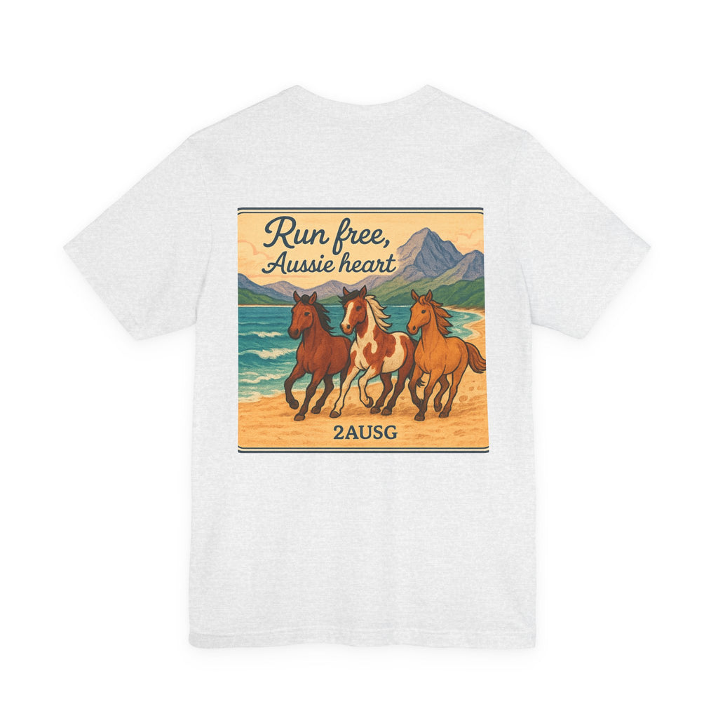 Run Free Aussie Heart Tee