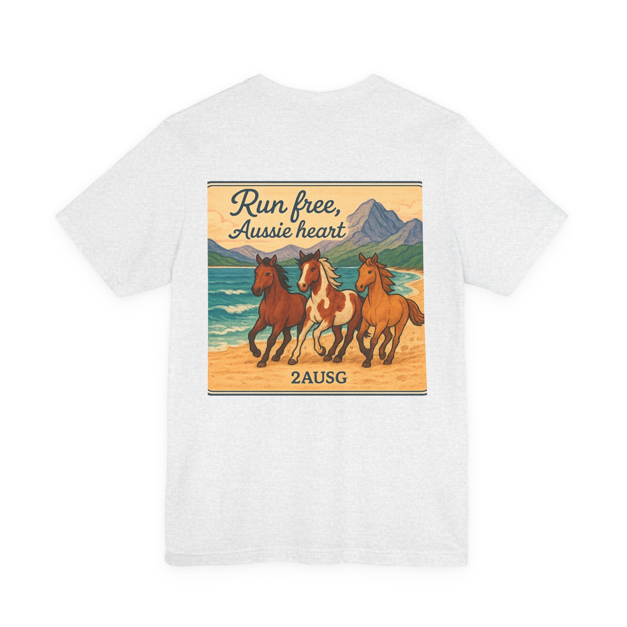 Run Free Aussie Heart Tee