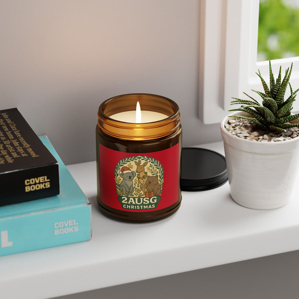 Christmas Candle Amber