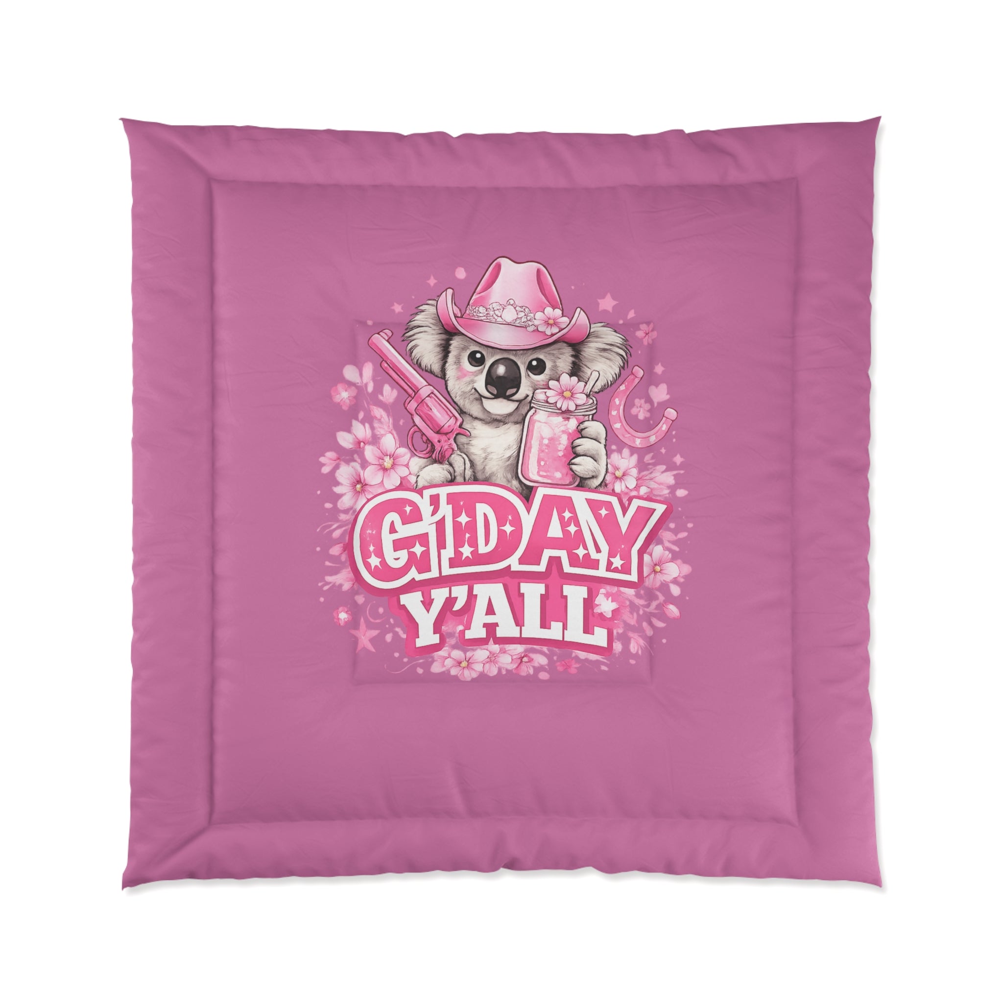 G'day Y'all Koala Cowboy comforter