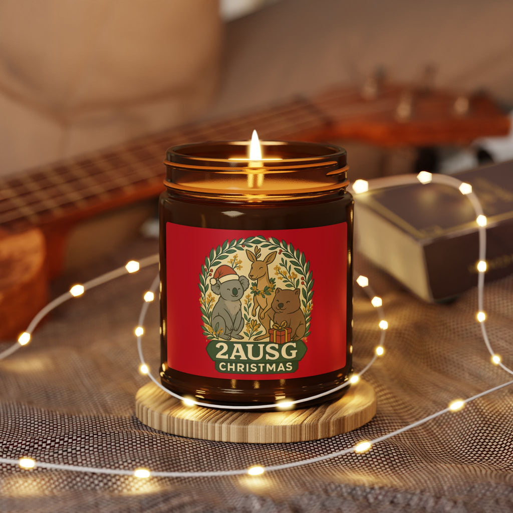 Christmas Candle Amber