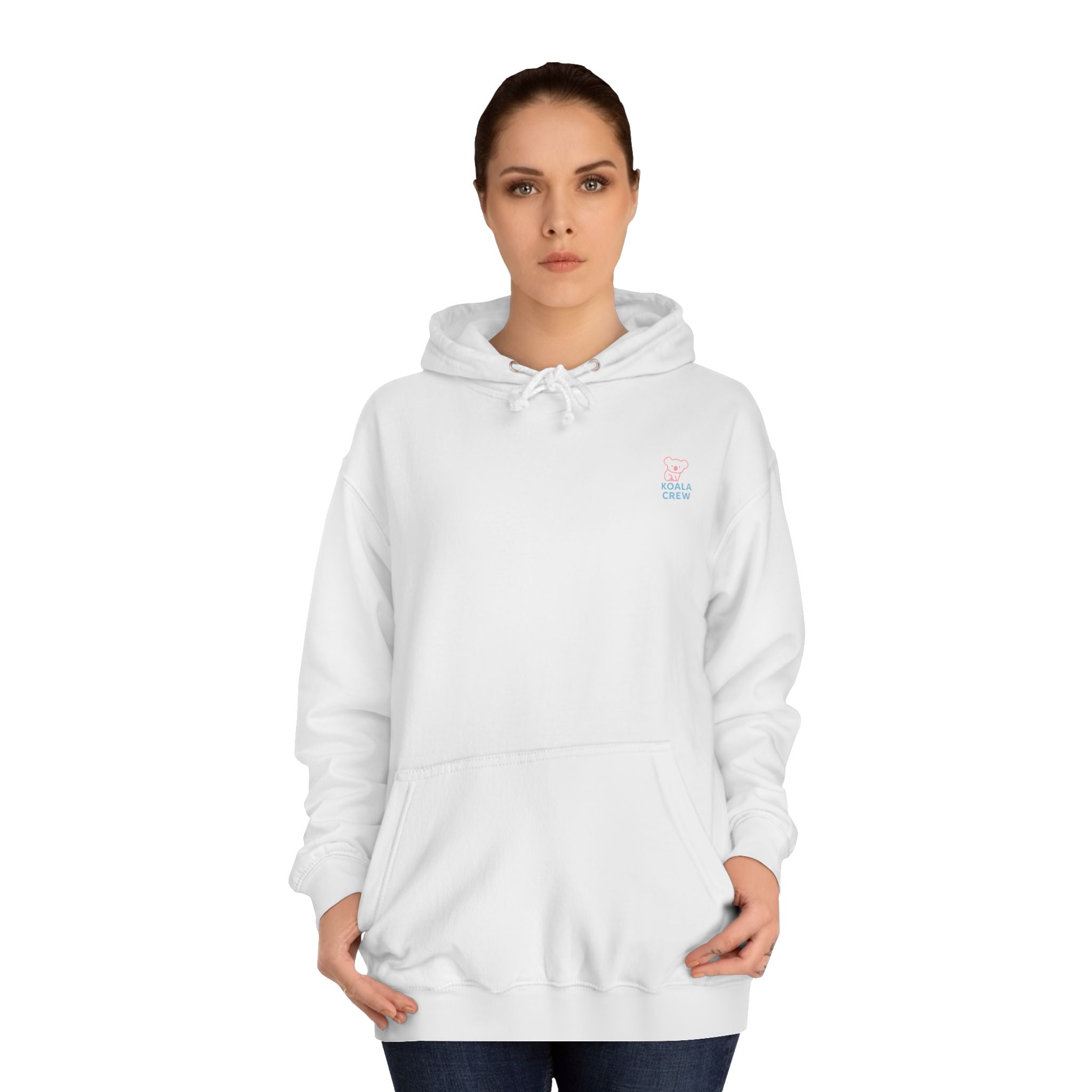 College Hoodie - Bush Babe Blonde An Sussie in the USA Design