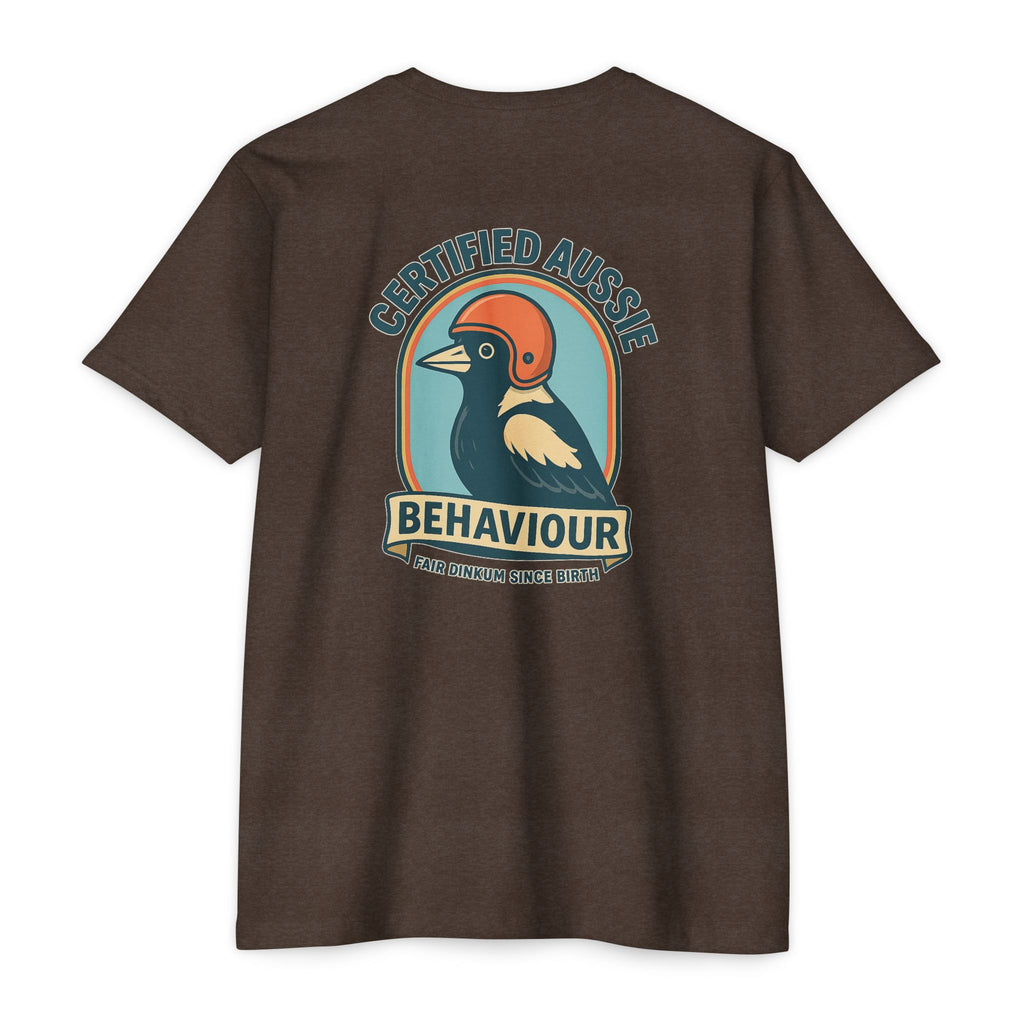 Certified Aussie Behaviour Tee- Magpie Attack