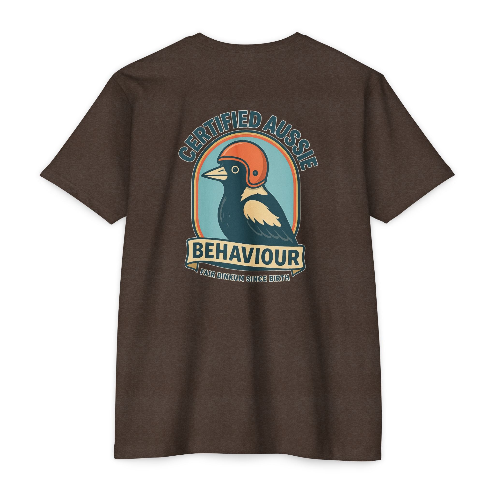 Certified Aussie Behaviour Tee- Magpie Attack