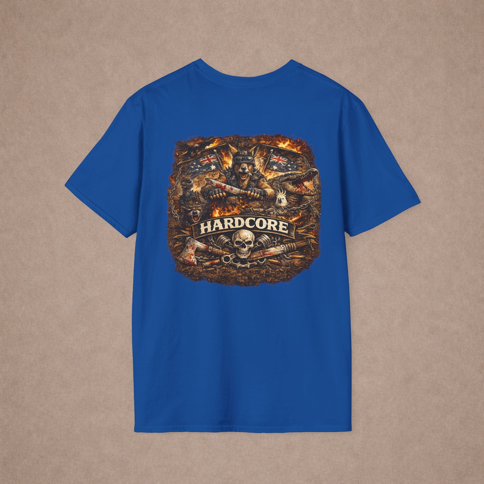 Hardcore Aussie Biker Tshirt