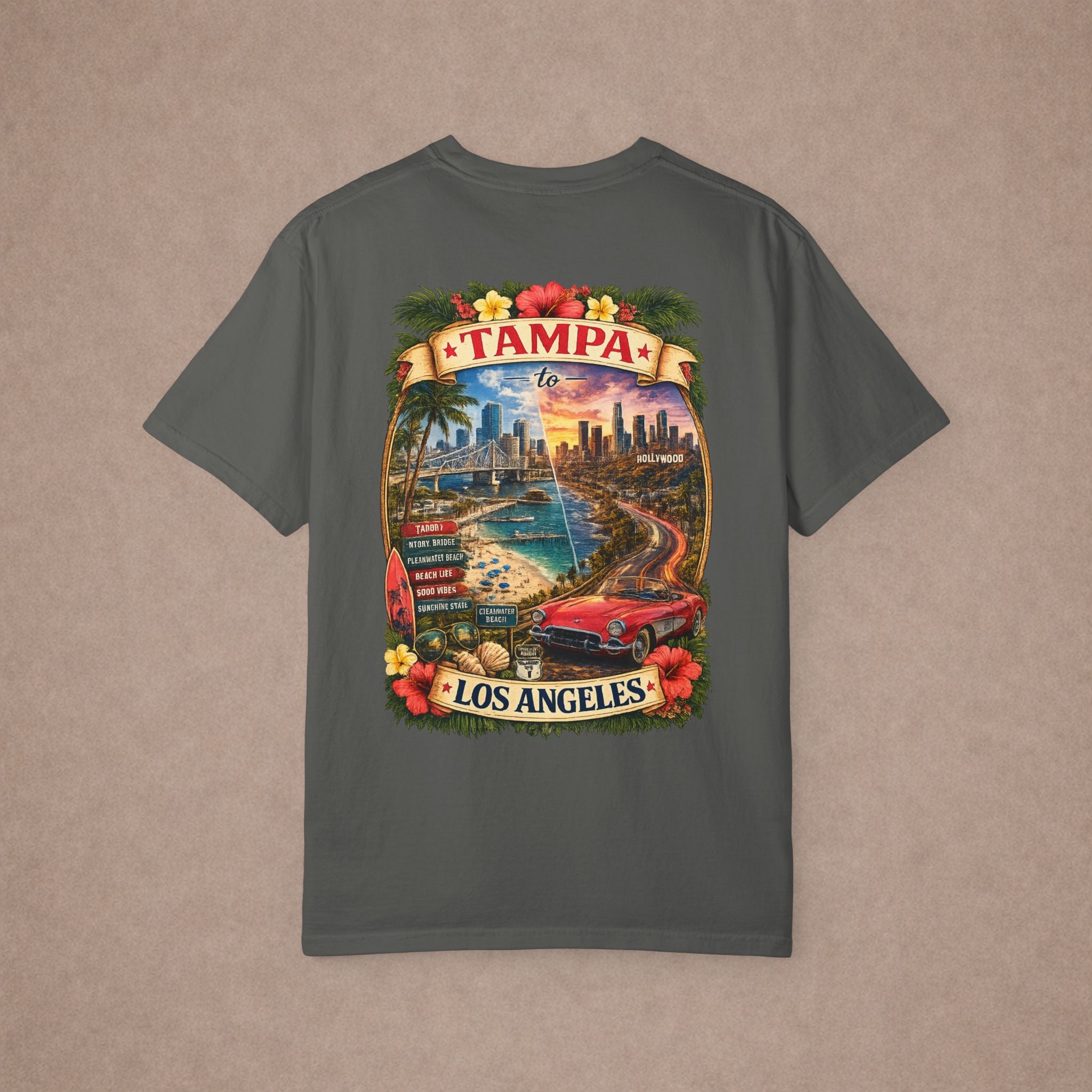 Tampa to Los Angeles Tshirt