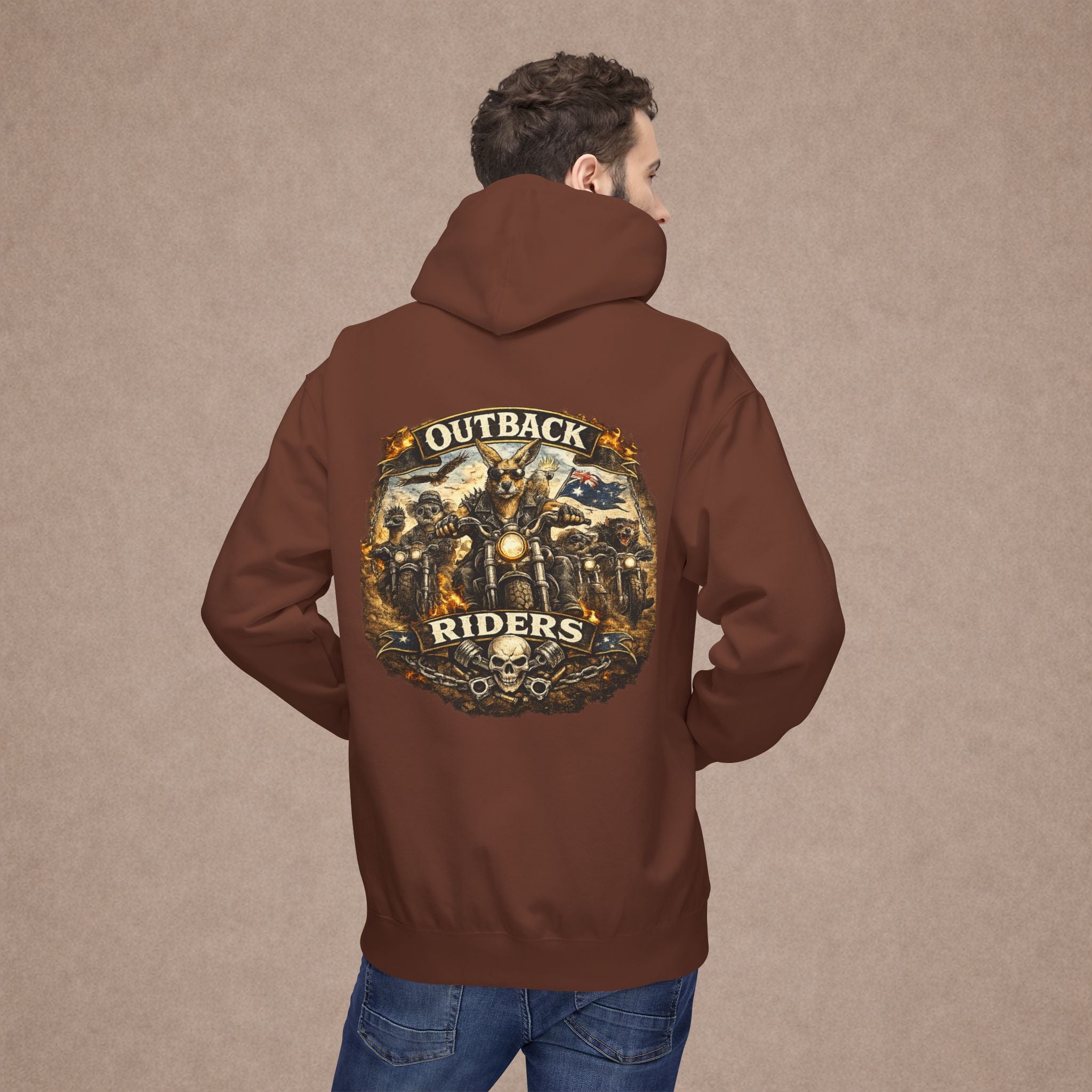 Aussie Biker Style  Hoodie