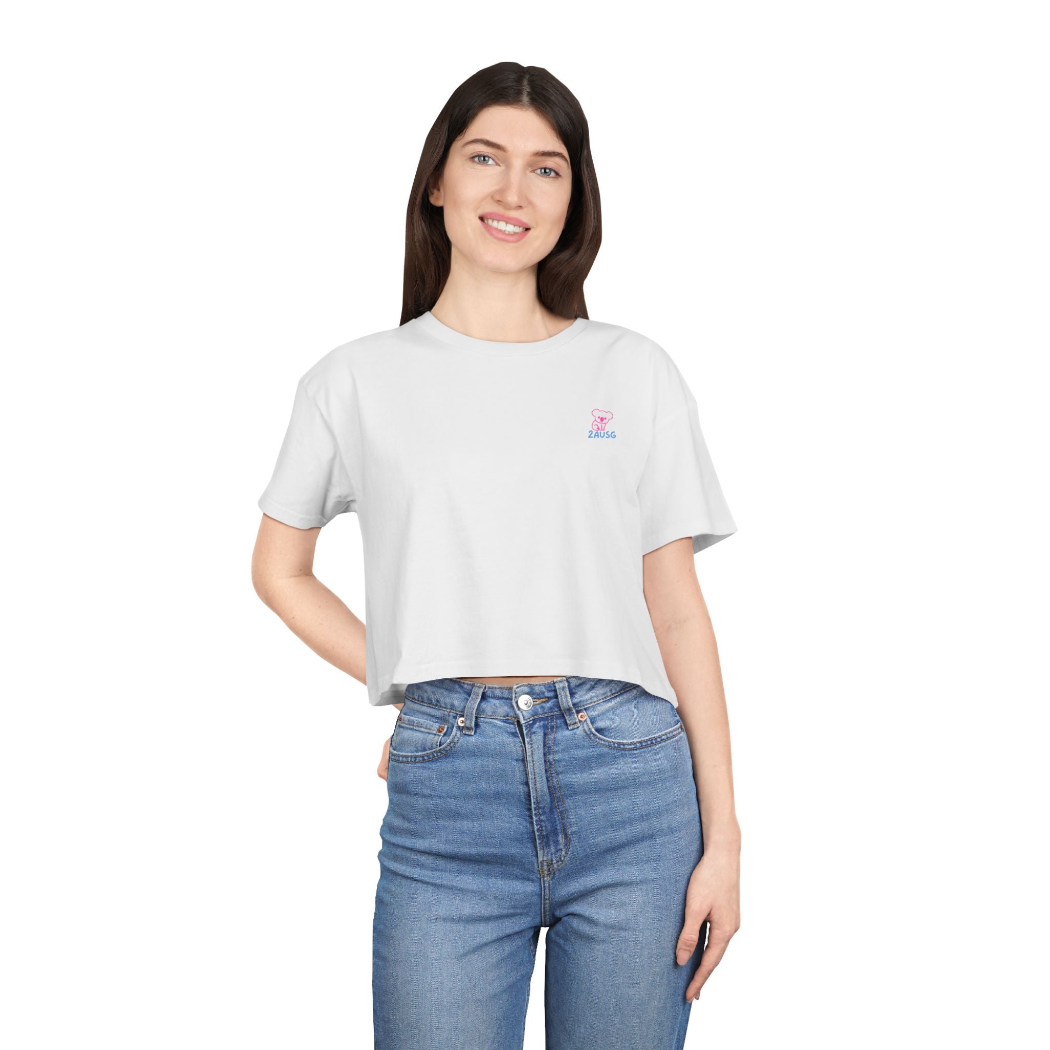 Crop Tee — Bush Babe Brunette