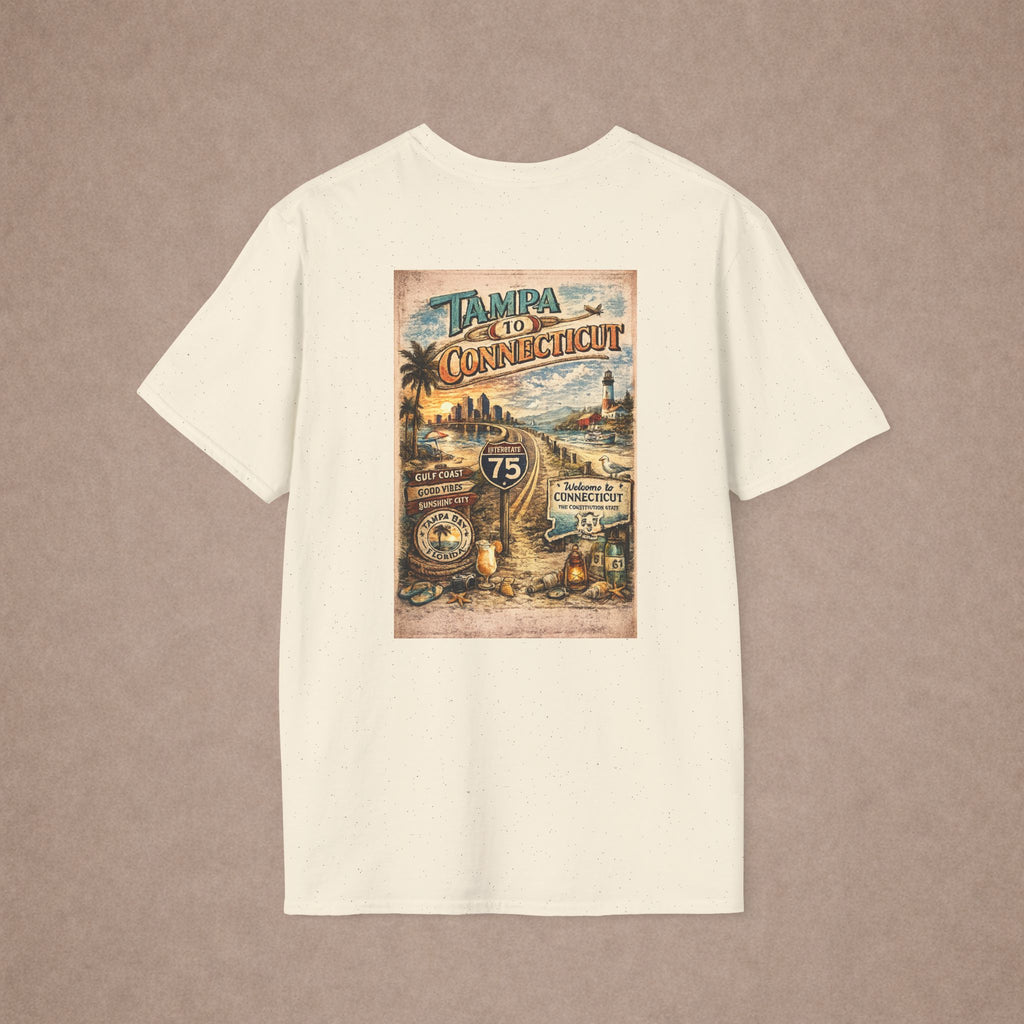 Tampa to Conneticut Tshirt