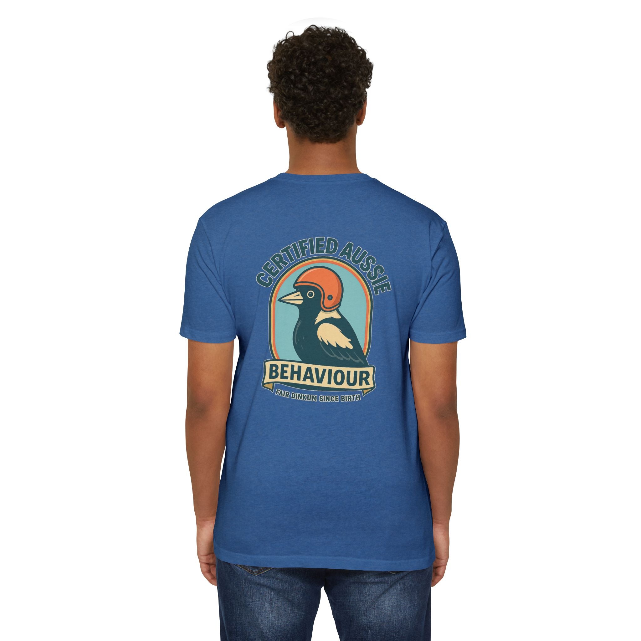 Certified Aussie Behaviour Tee- Magpie Attack