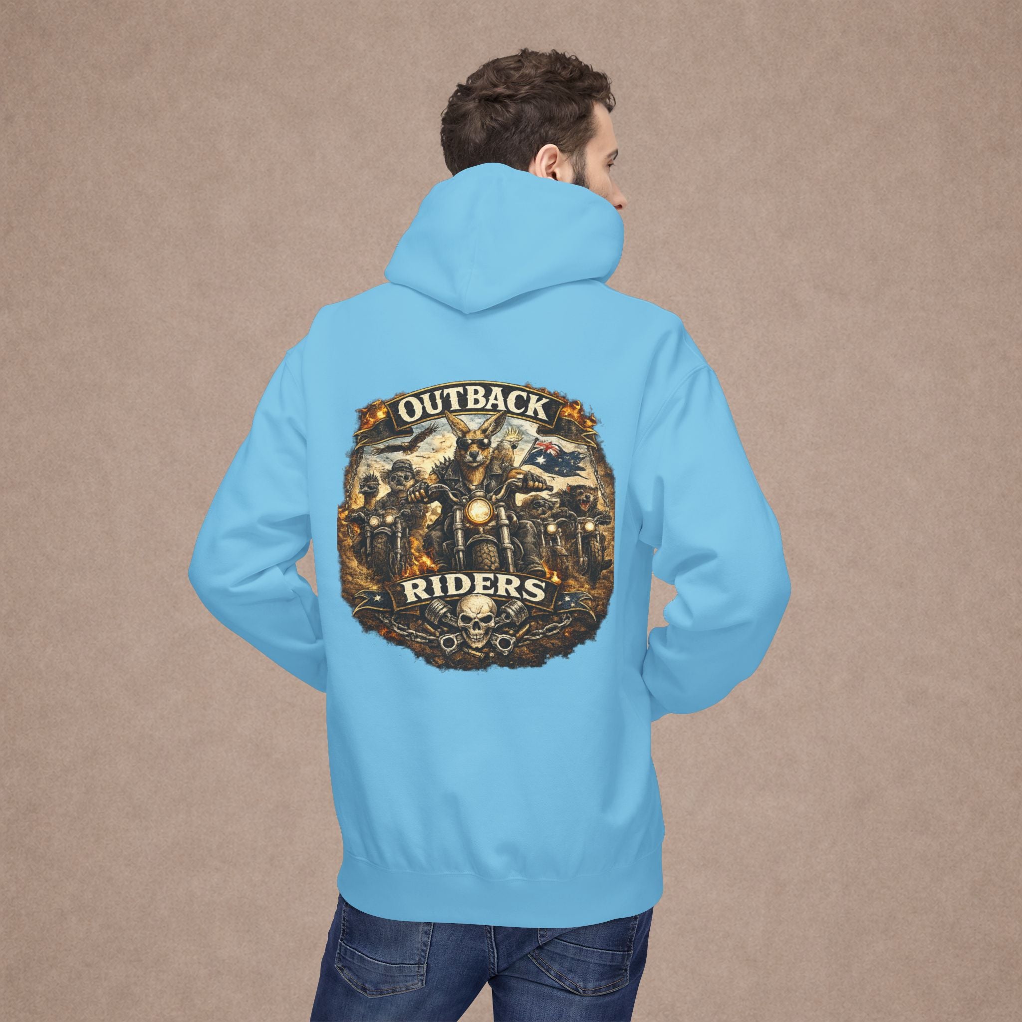 Aussie Biker Style  Hoodie