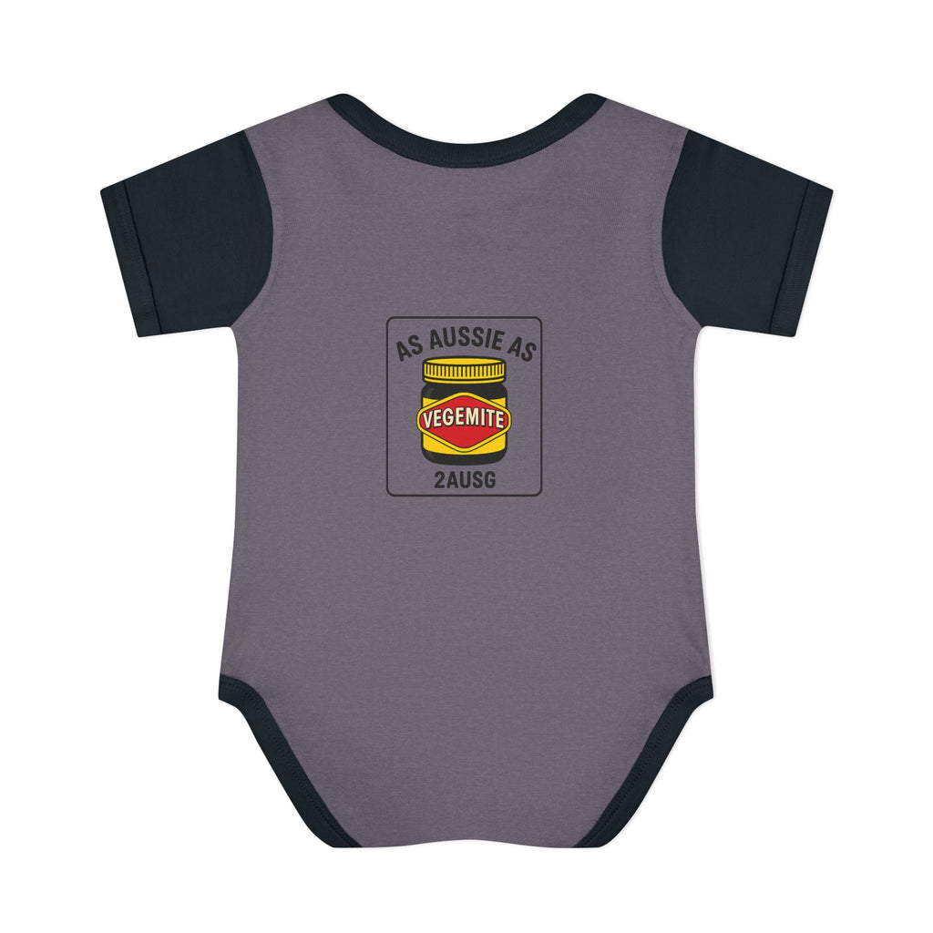 As Aussie As Vegemite Infant Bodysuit | Baby Onesie Australia