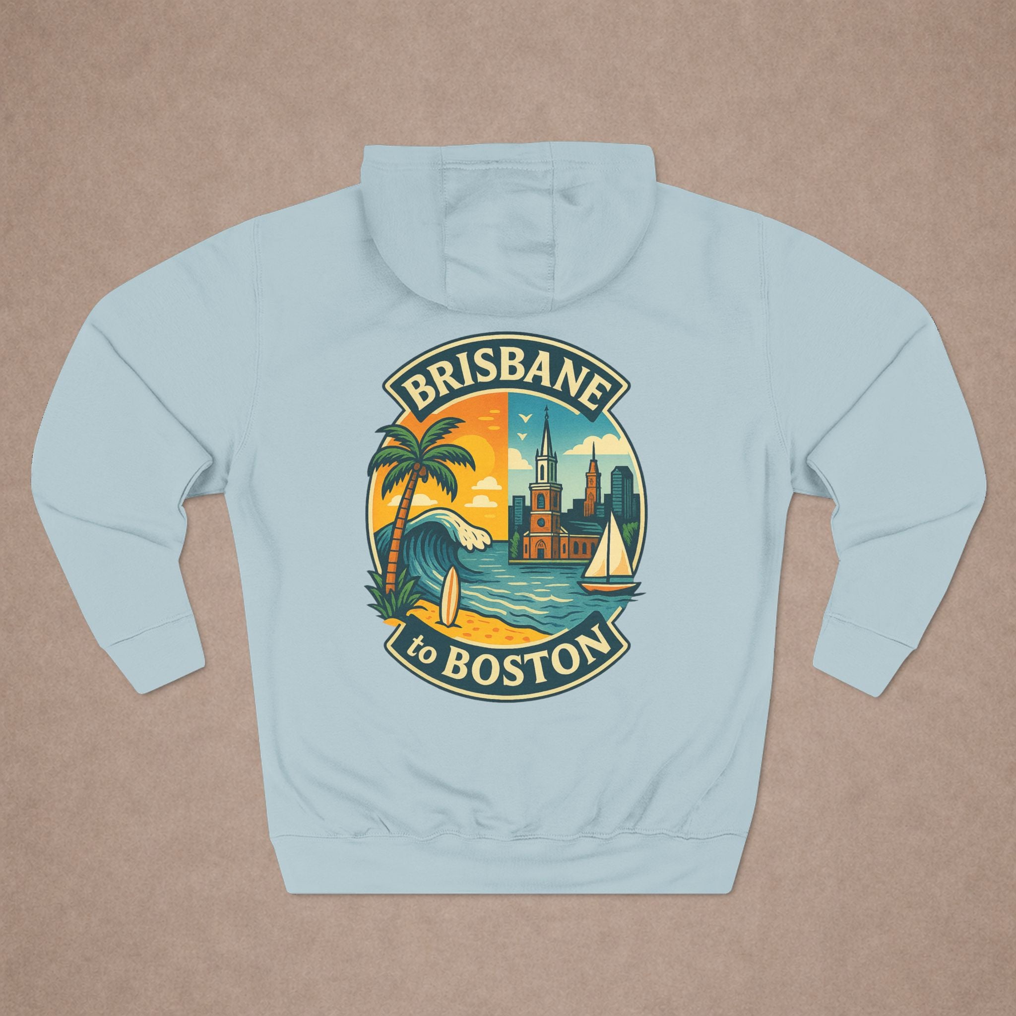 Urban City Designn - Bondi Beach to Boston Hoodie