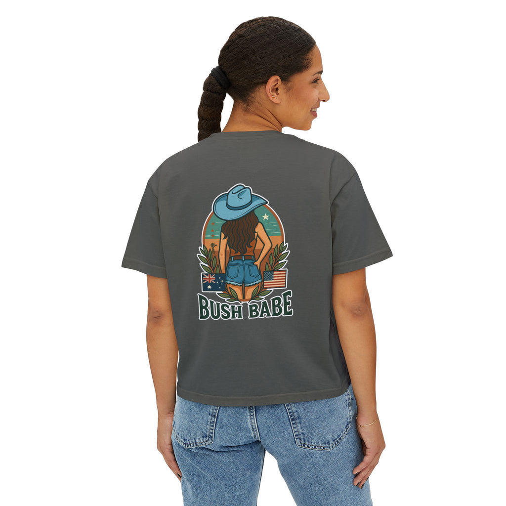 Bush Babe Brunette Crop Top