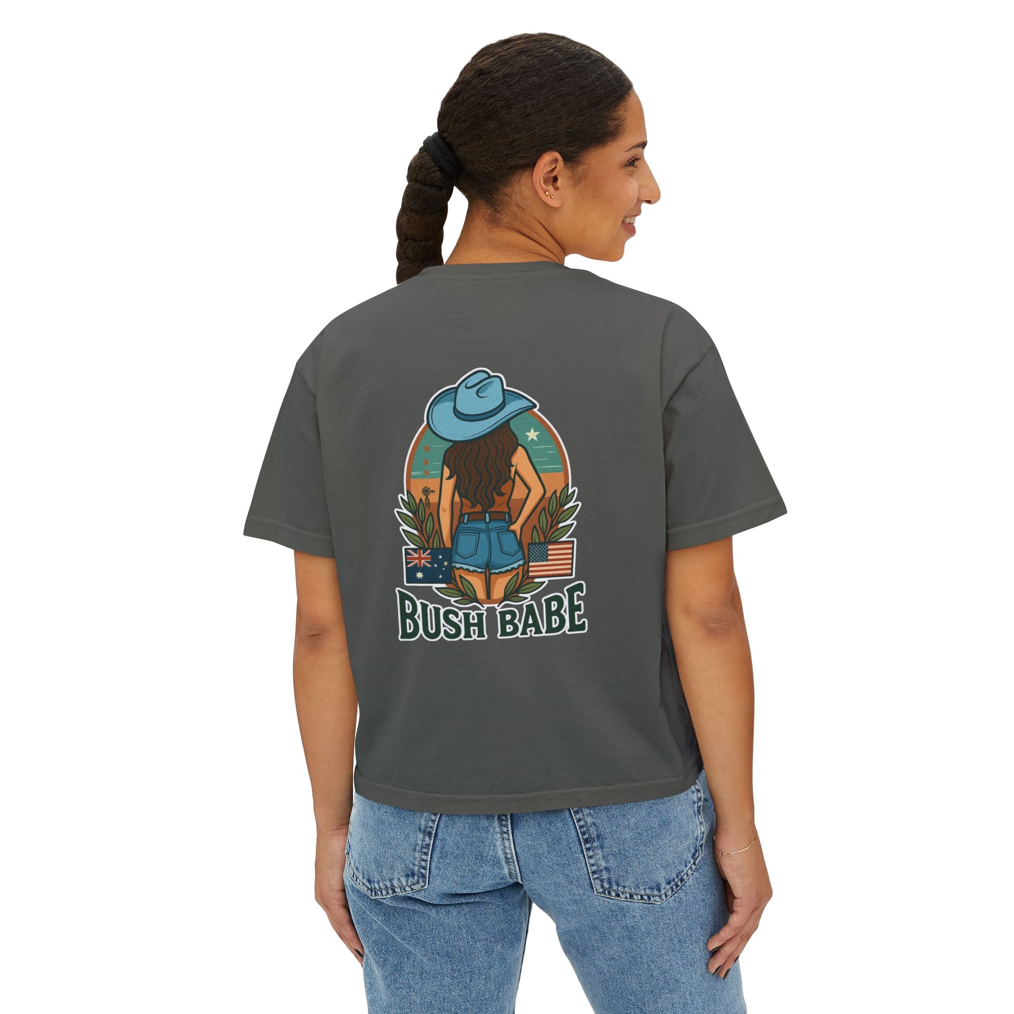 Bush Babe Brunette Crop Top