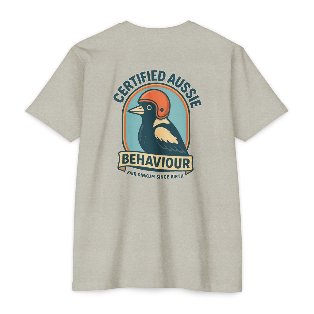 Certified Aussie Behaviour Tee- Magpie Attack