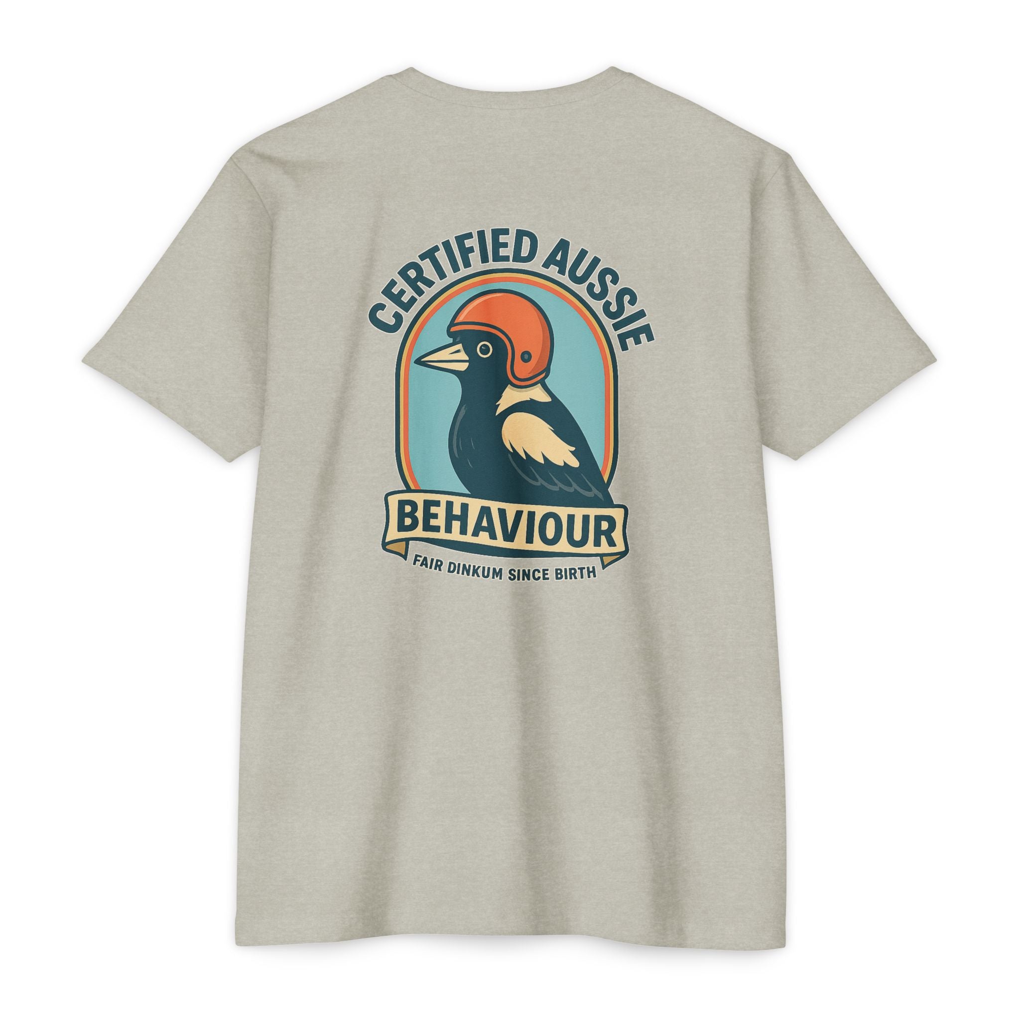 Certified Aussie Behaviour Tee- Magpie Attack