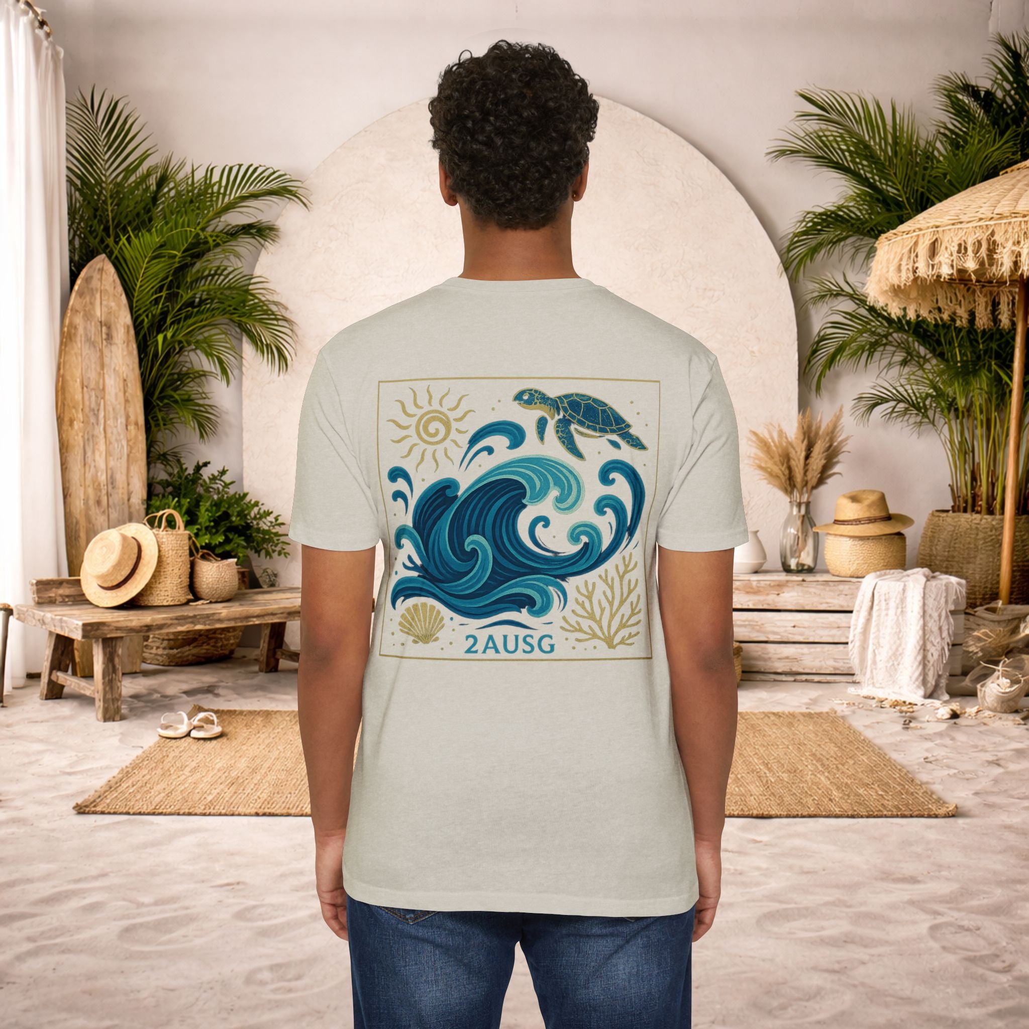 Coastal Surf Vibes Tee