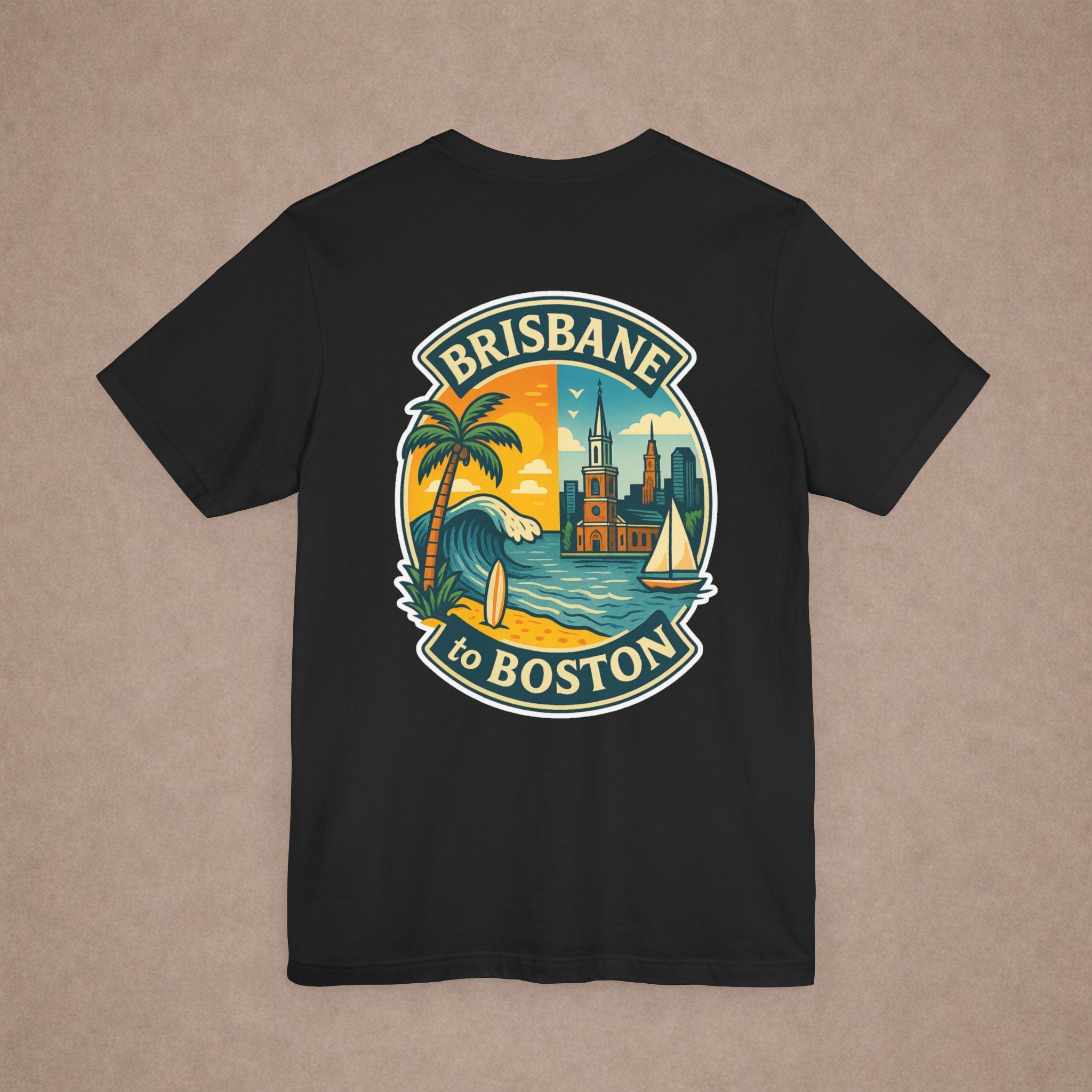 Brisbane to Boston Urban City Tee