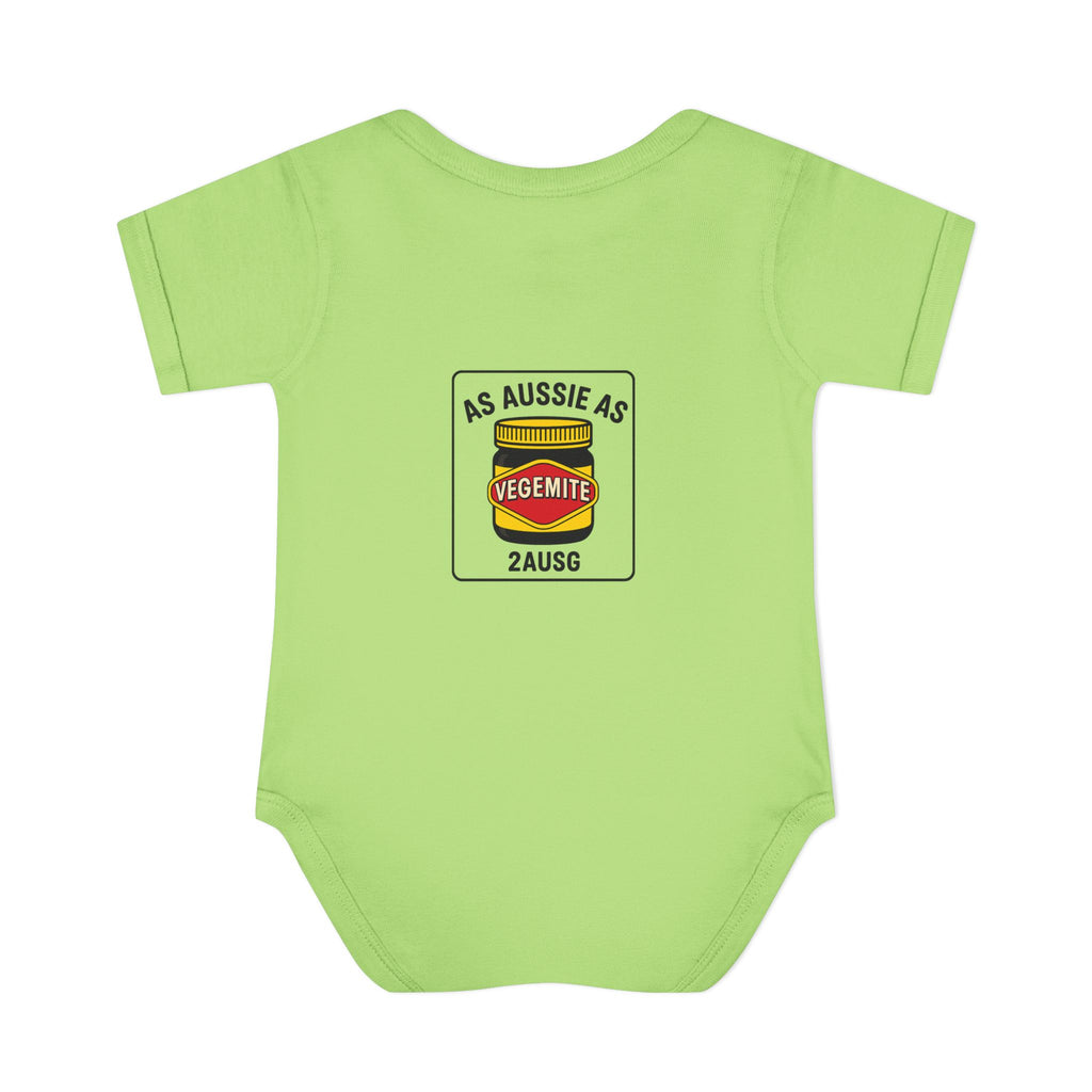 As Aussie As Vegemite Infant Bodysuit | Baby Onesie Australia