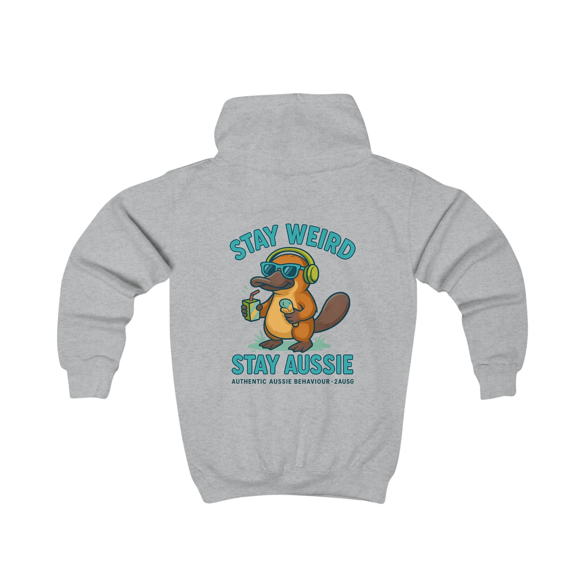 Stay Weird, Stay Aussie Kids Hoodie