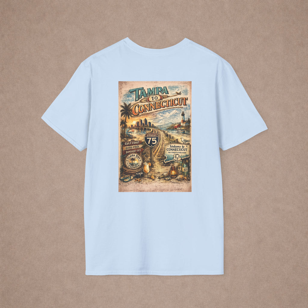 Tampa to Conneticut Tshirt