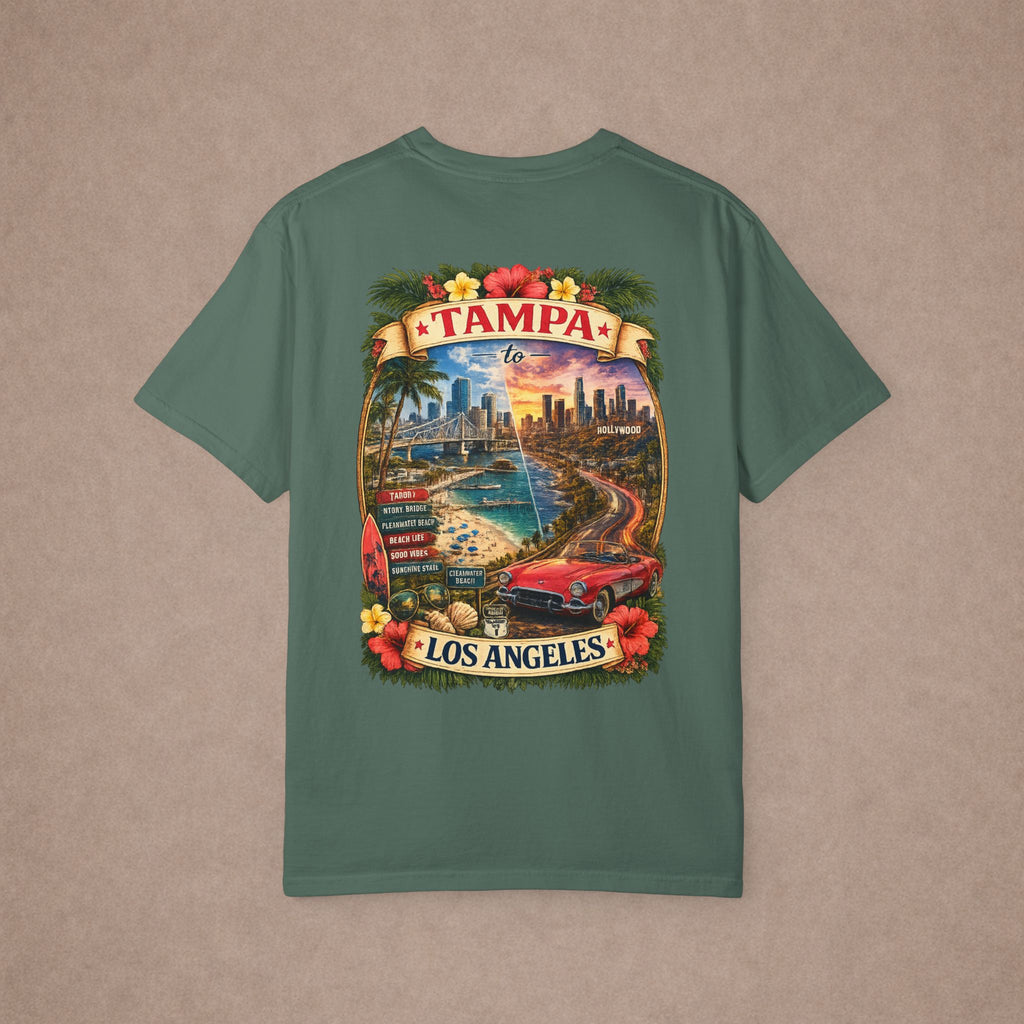 Tampa to Los Angeles Tshirt