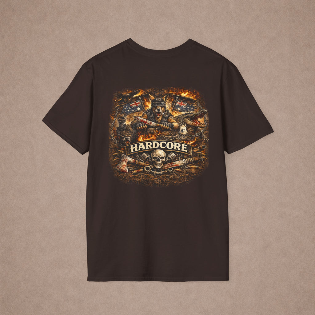 Hardcore Aussie Biker Tshirt
