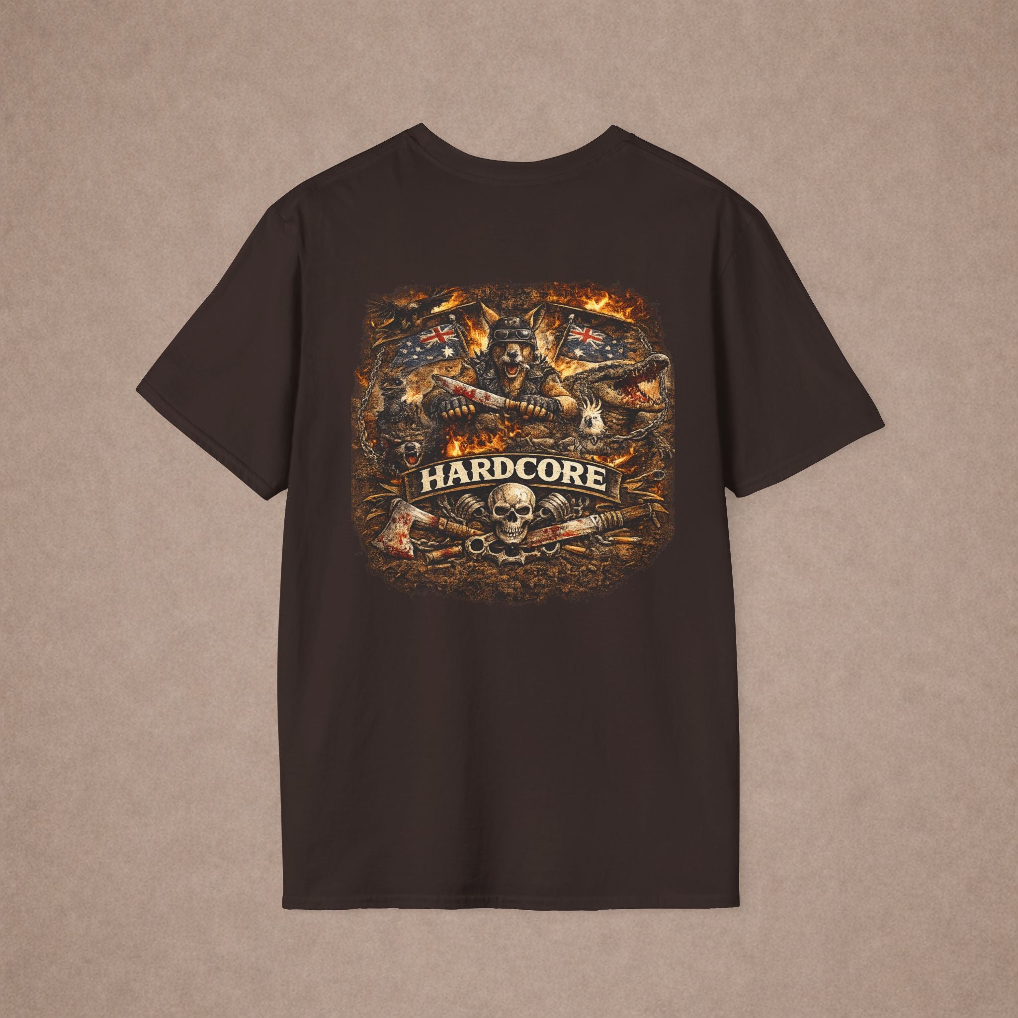 Hardcore Aussie Biker Tshirt