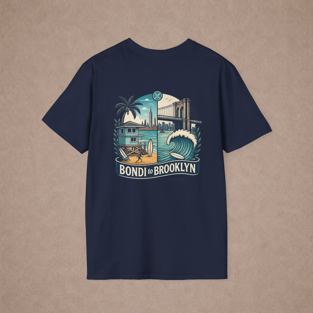 Bondi to Brooklyn Urban city Tshirt