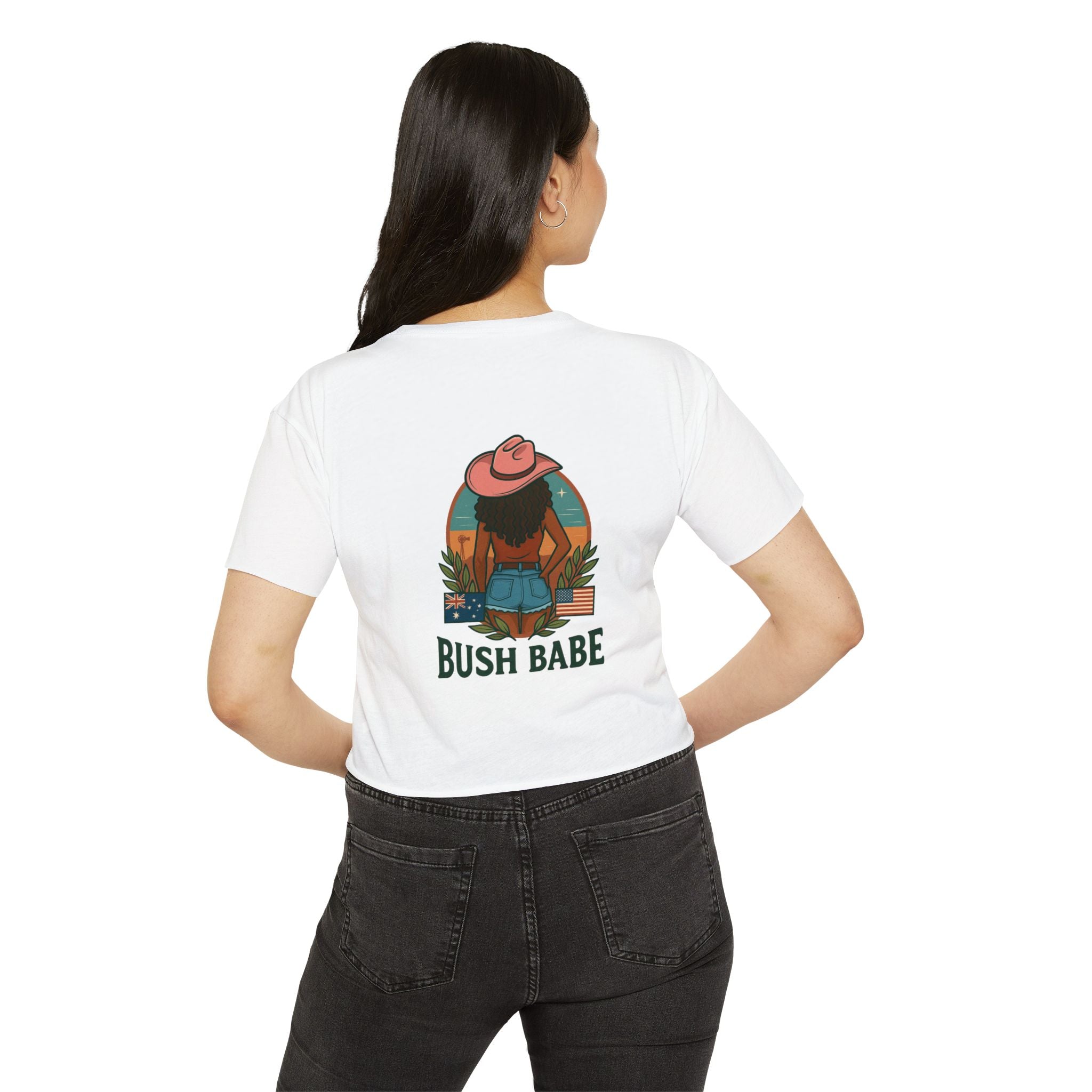 Bush Babe Crop Top Curly