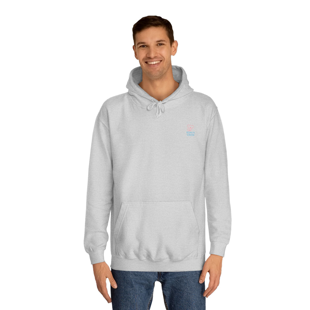 College Hoodie - Bush Babe Blonde An Sussie in the USA Design