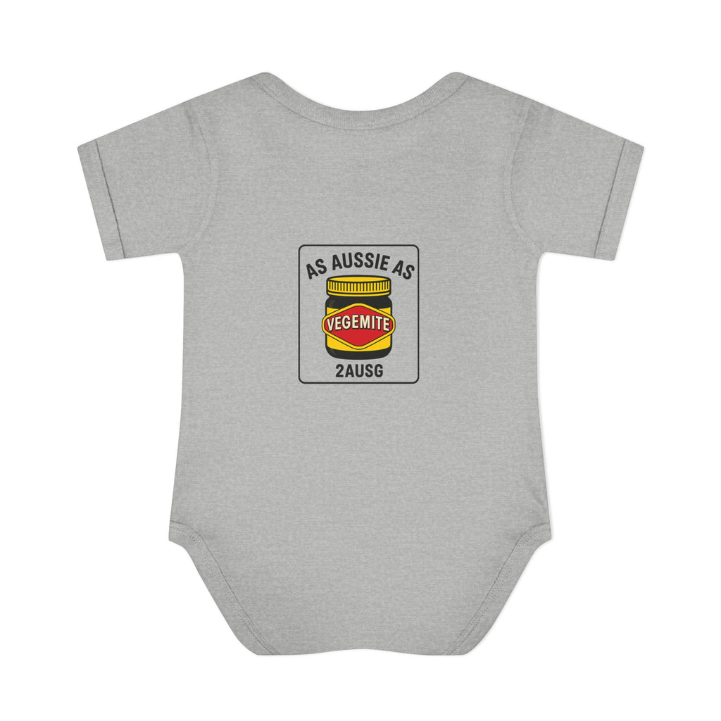 As Aussie As Vegemite Infant Bodysuit | Baby Onesie Australia