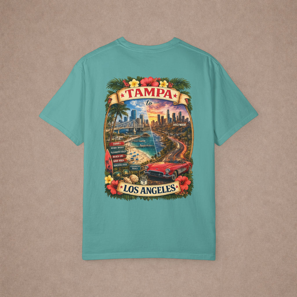 Tampa to Los Angeles Tshirt