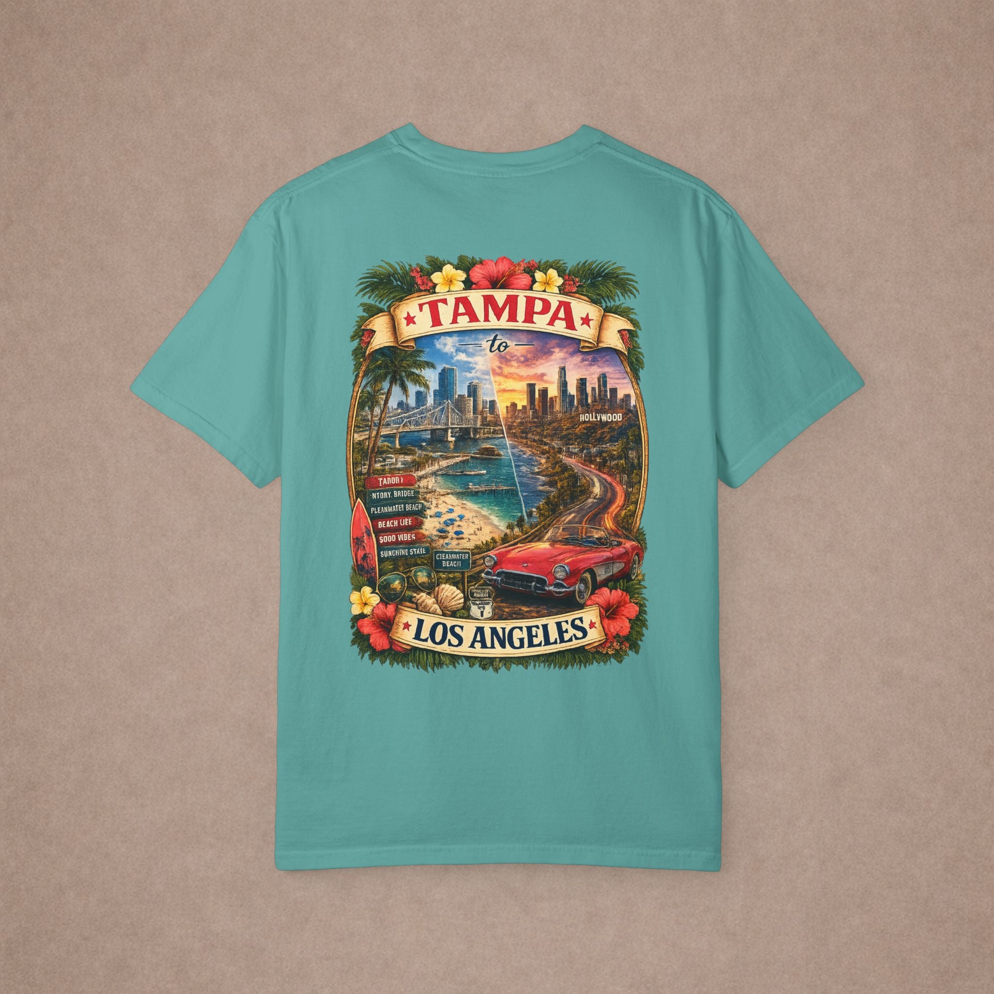 Tampa to Los Angeles Tshirt
