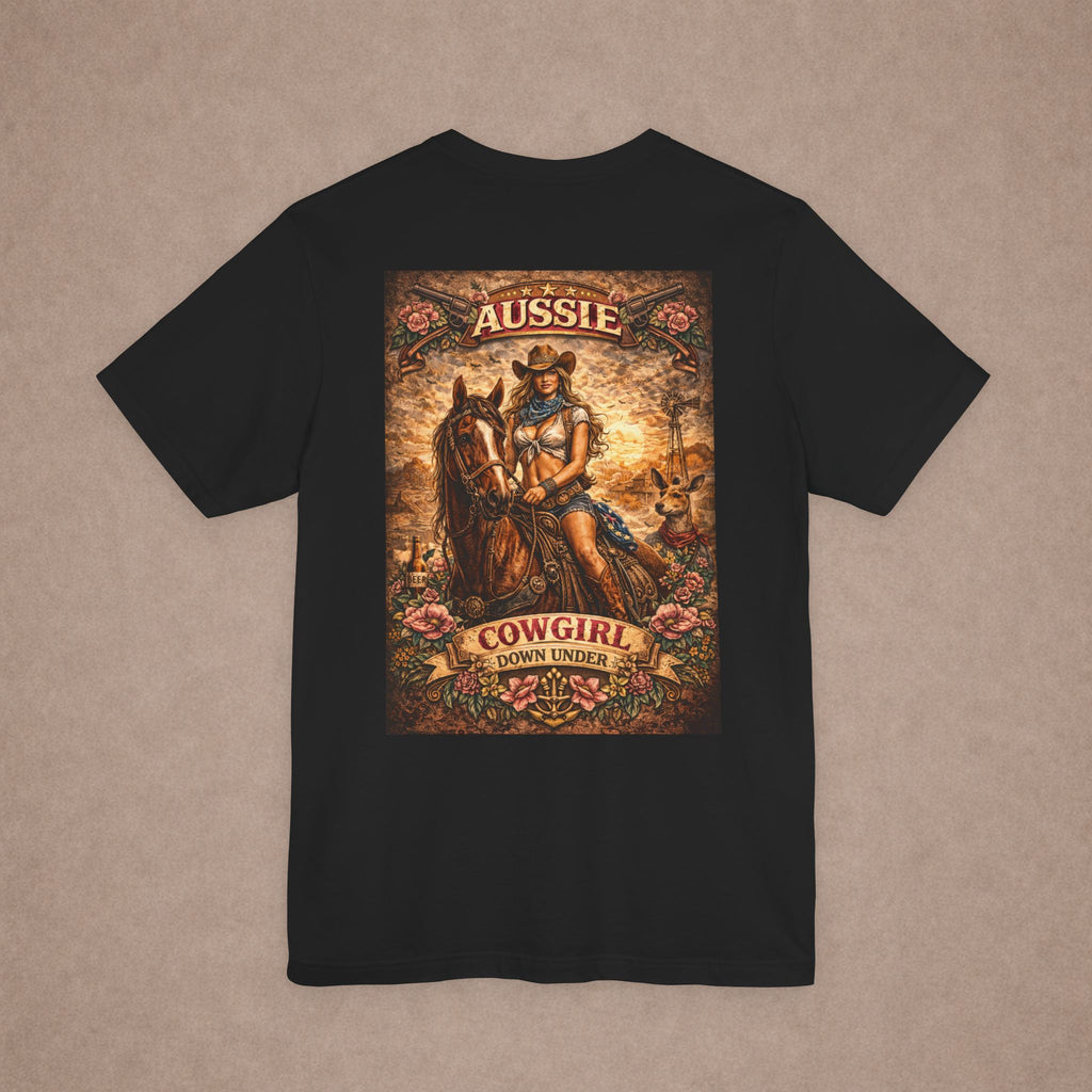 Vintage Aussie Cowgirl Tshirt