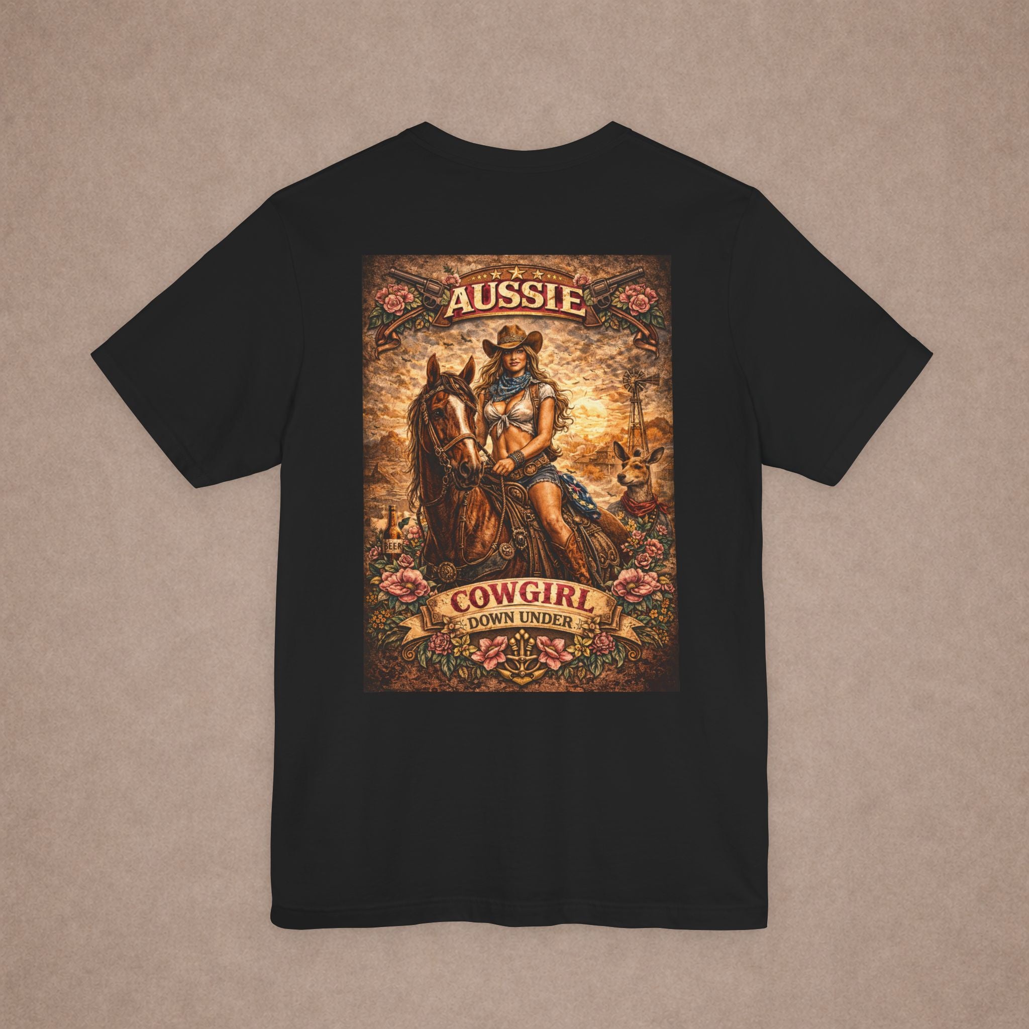 Vintage Aussie Cowgirl Tshirt