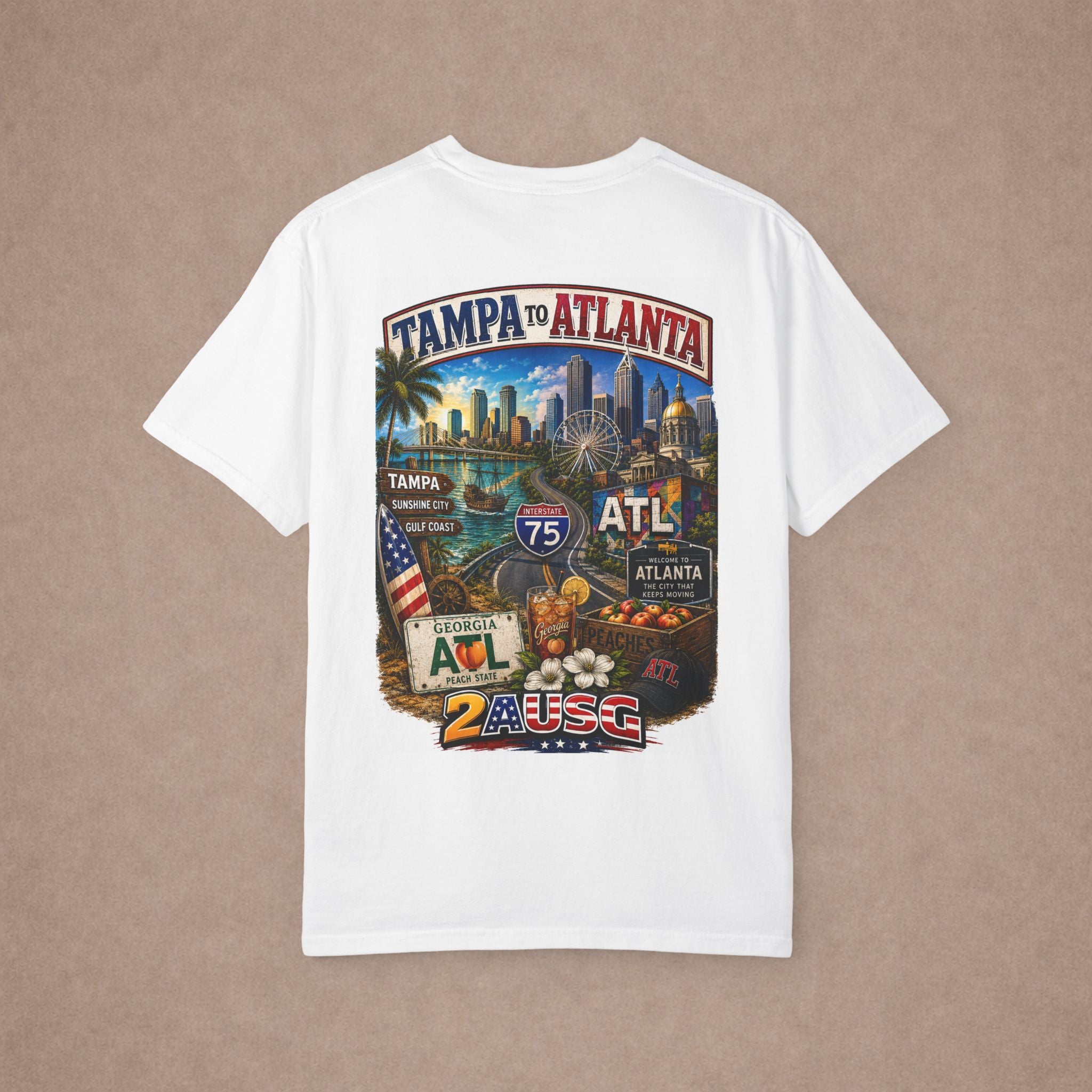 Tampa to Atlanta Graphic T-Shirt
