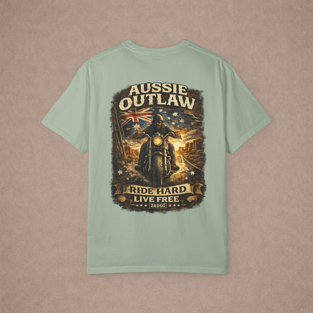Aussie Outlaw Motorcycle T-shirt