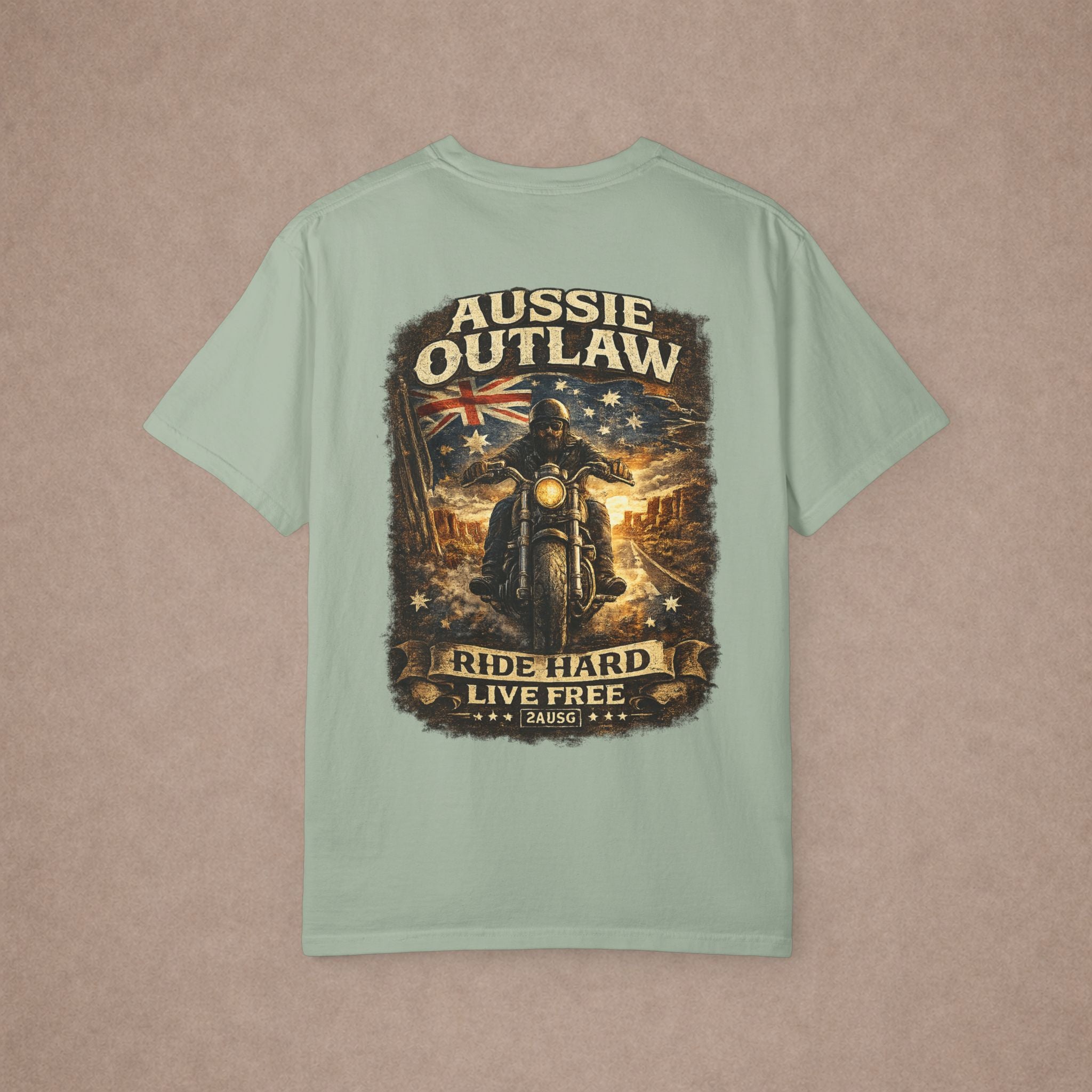 Aussie Outlaw Motorcycle T-shirt