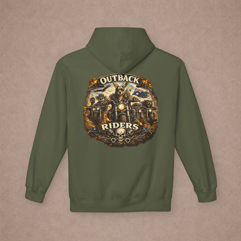 Aussie Biker Style  Hoodie